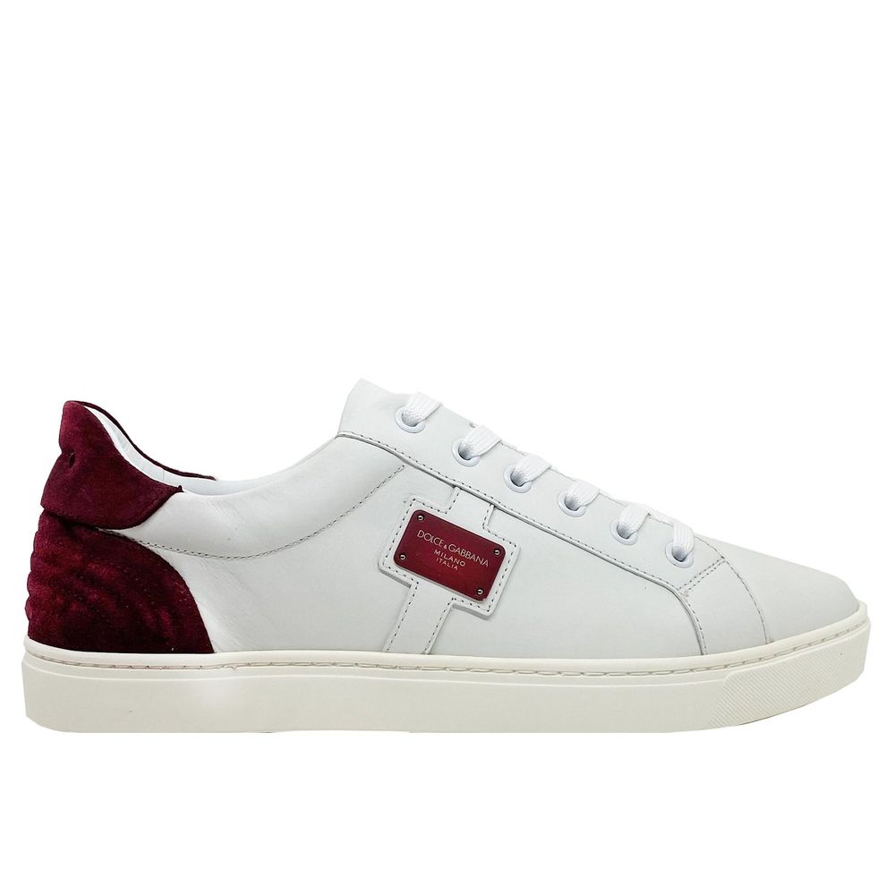 Logo Leather Sneakers - ventzia