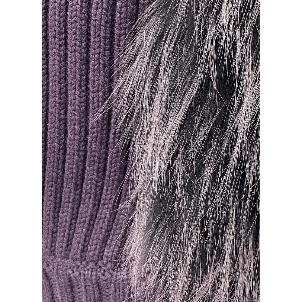 Fox Fur Knitted Vest Jacket - ventzia