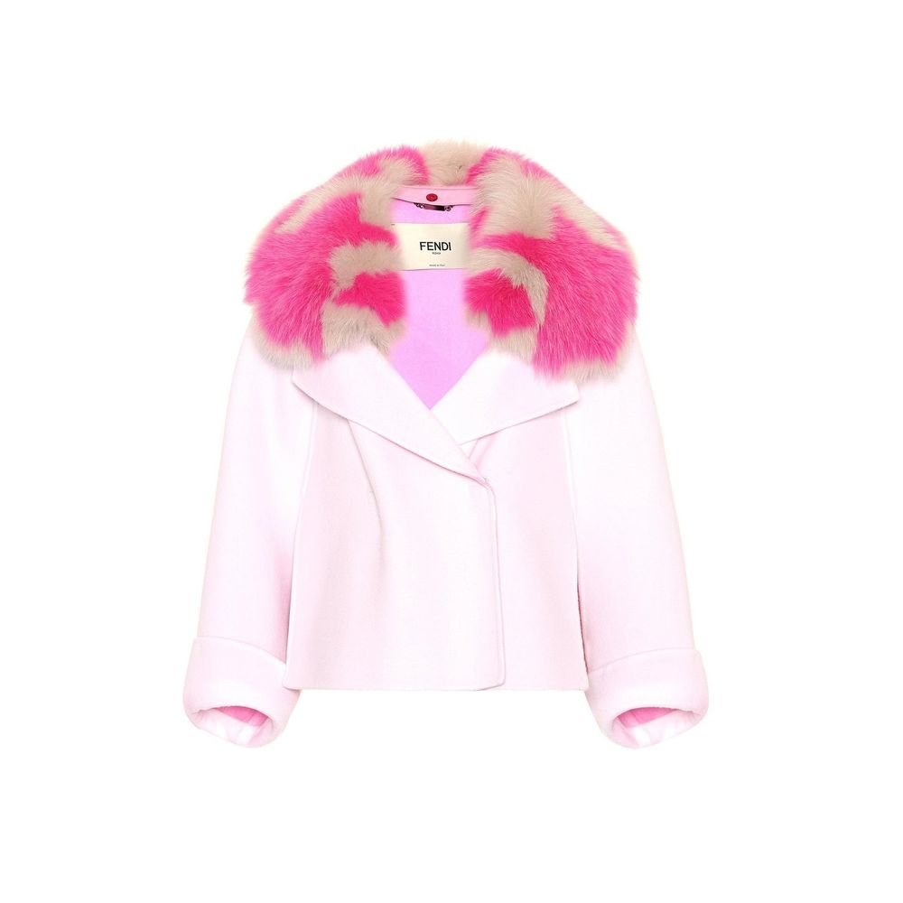 Fur Collar Cashmere Cape Jacket - ventzia