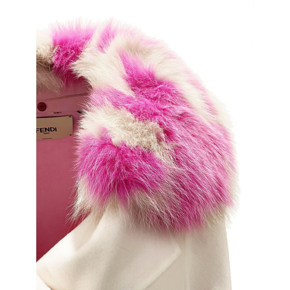Fur Collar Cashmere Cape Jacket - ventzia