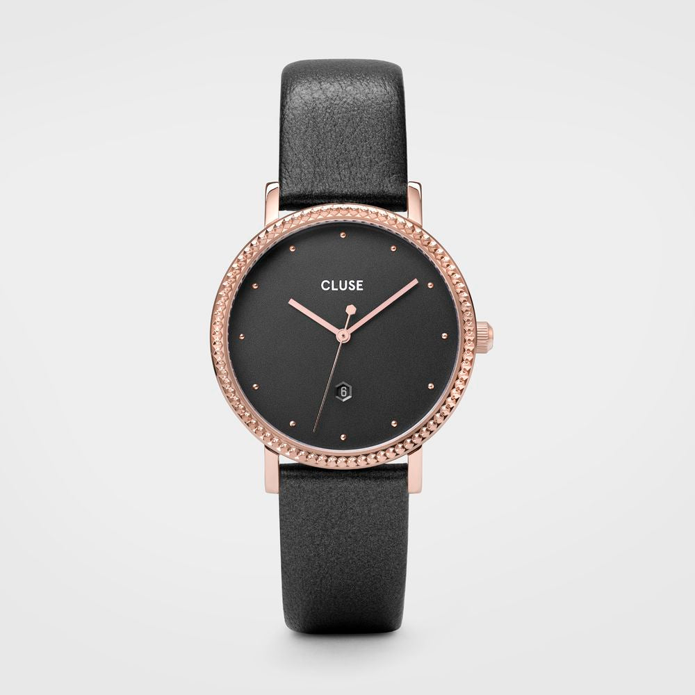 Gray Leather Watch - ventzia