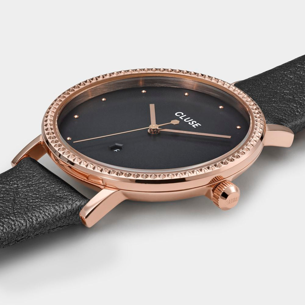 Gray Leather Watch - ventzia