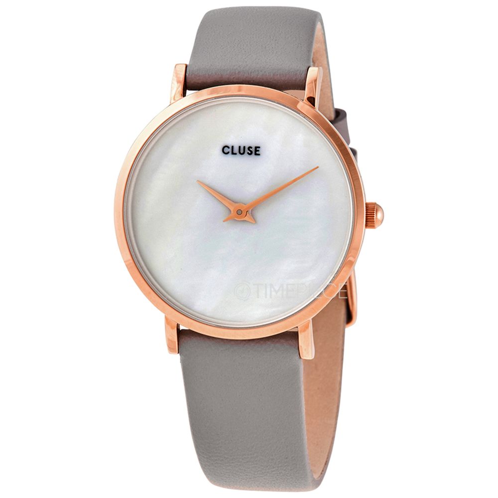Gray Leather Watch - ventzia
