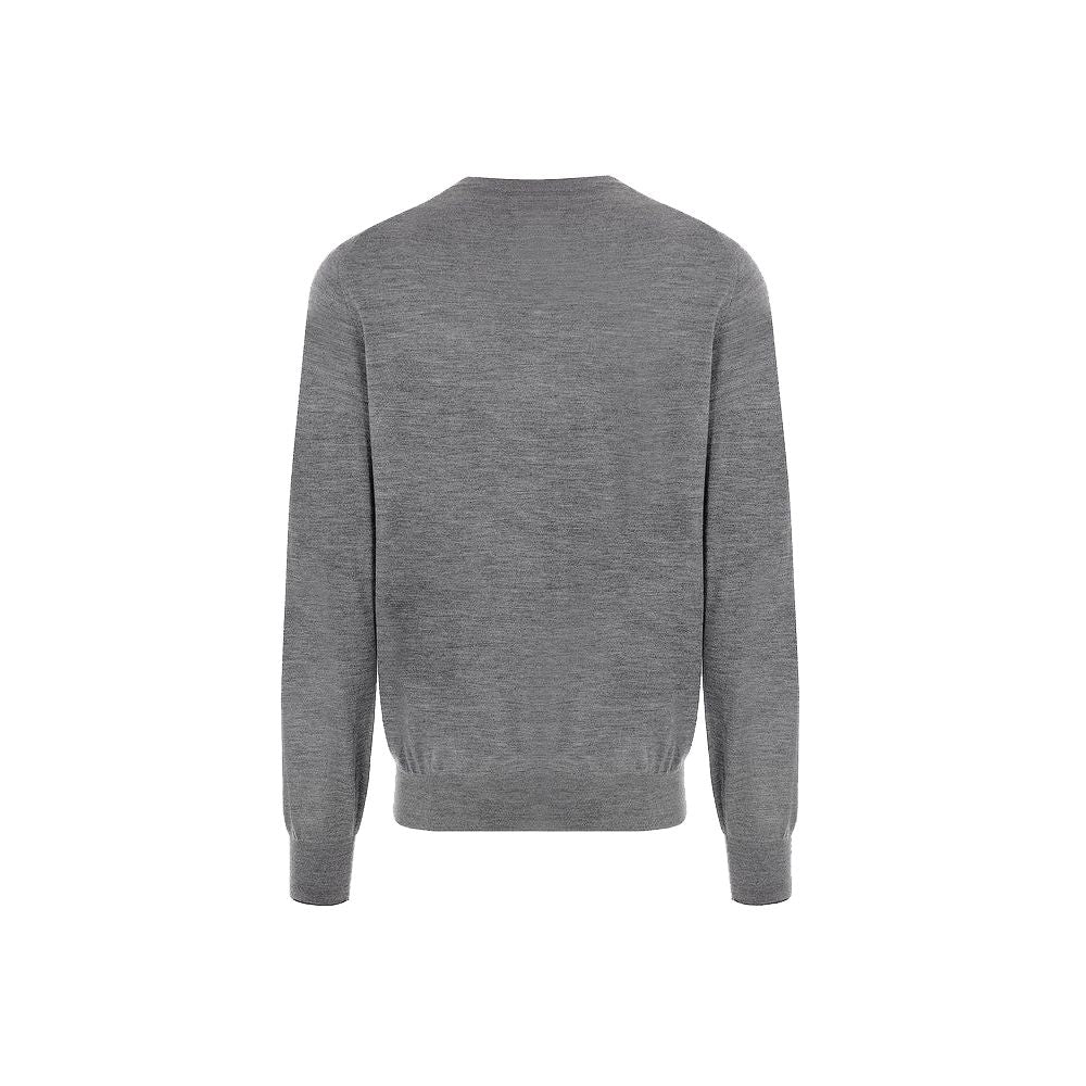 Gray Cashmere Men Sweater - ventzia