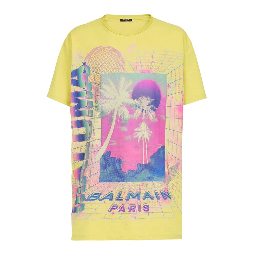 Yellow Cotton T-Shirt - ventzia