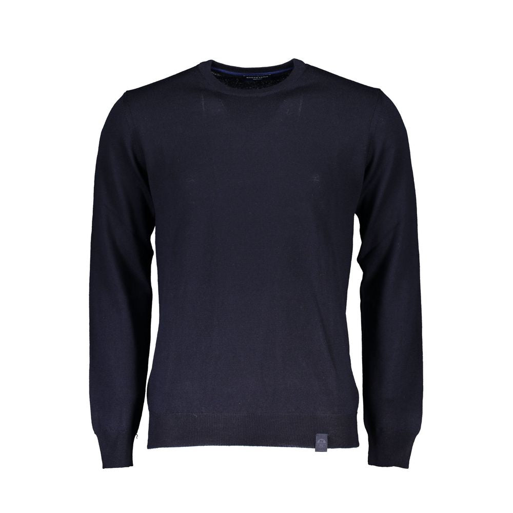 Blue Fabric Sweater - ventzia