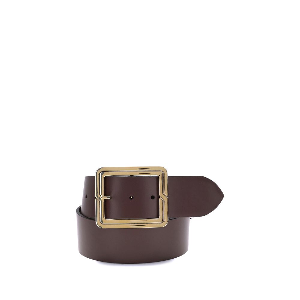 Brown Calf Leather Bos Taurus Regular Belt - ventzia