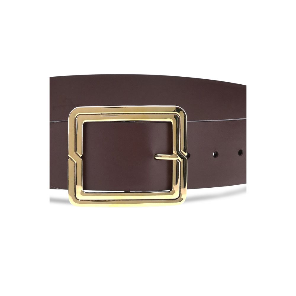 Brown Calf Leather Bos Taurus Regular Belt - ventzia