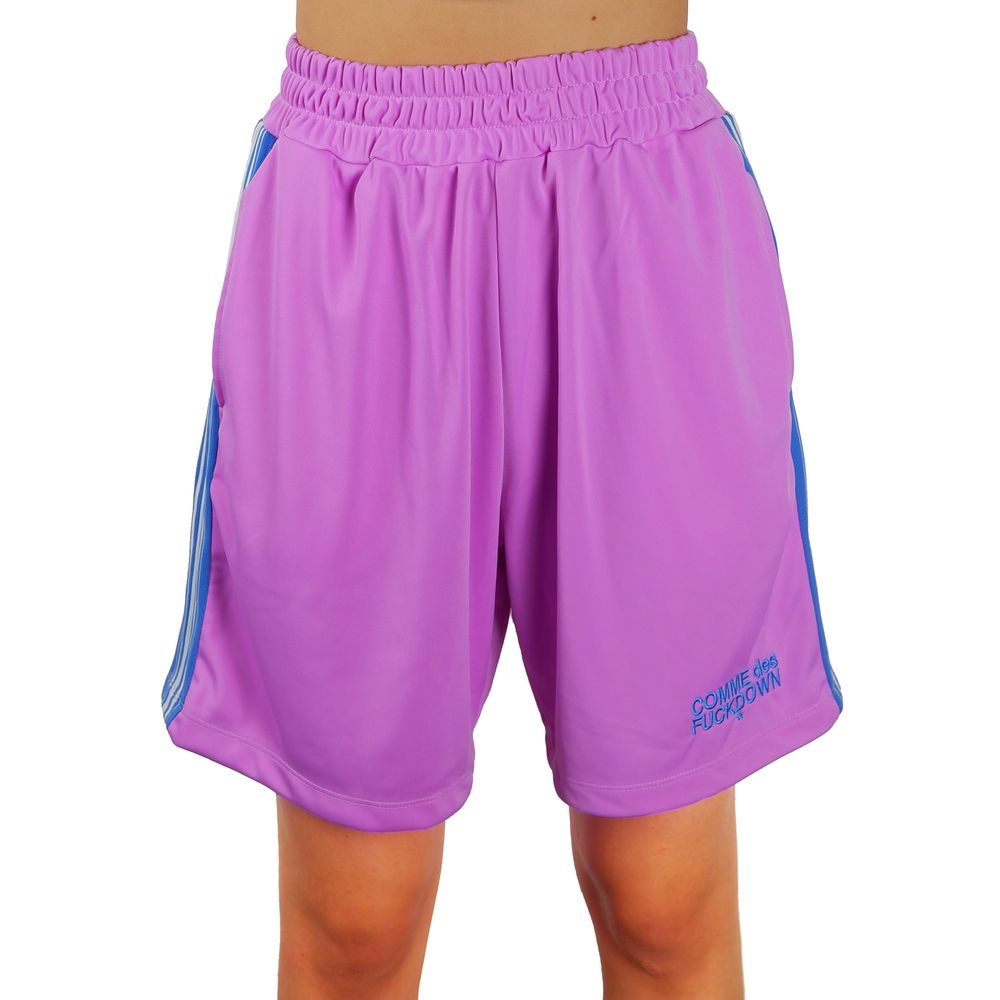 Purple Polyester Short - ventzia