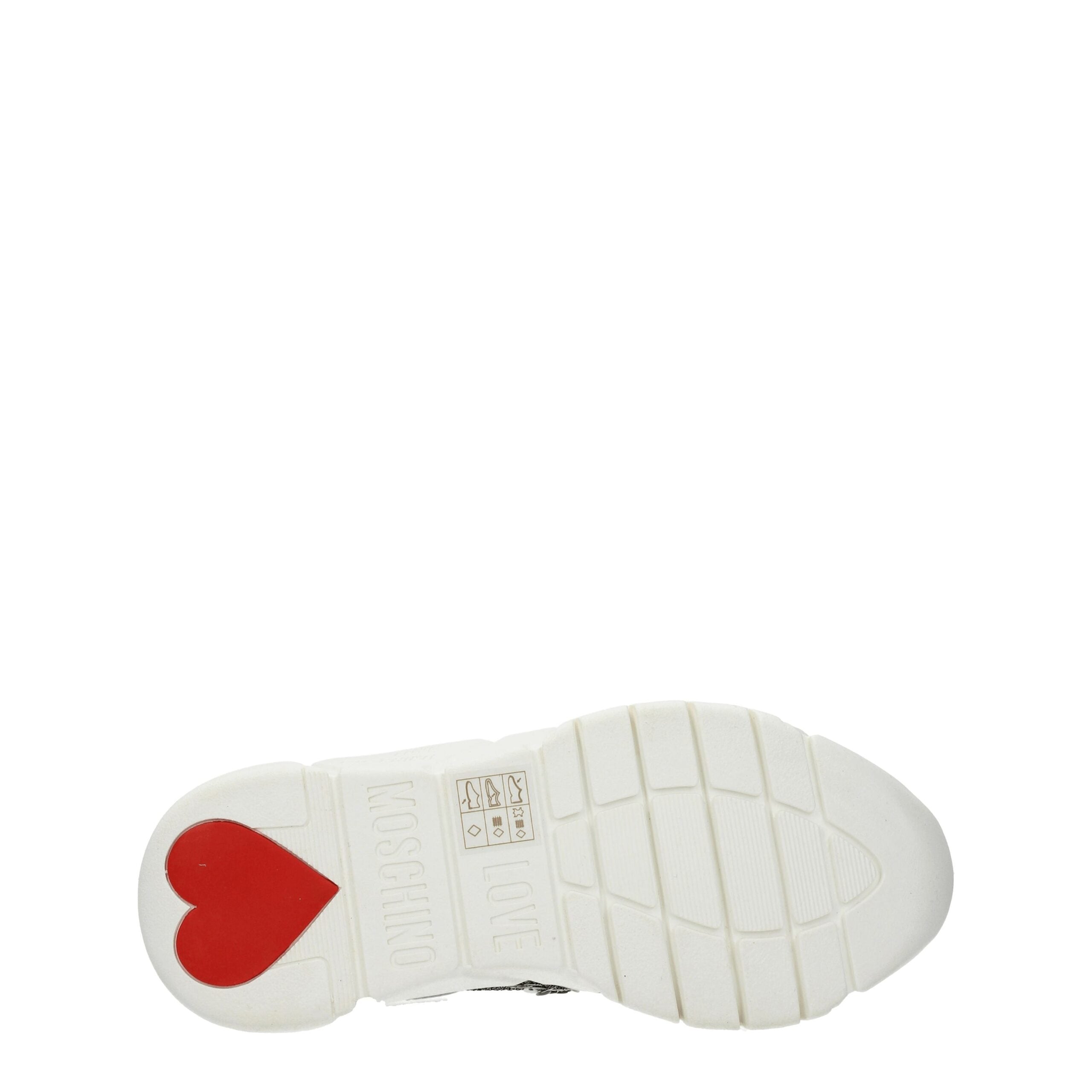 White Fabric Chunky Sneakers - ventzia