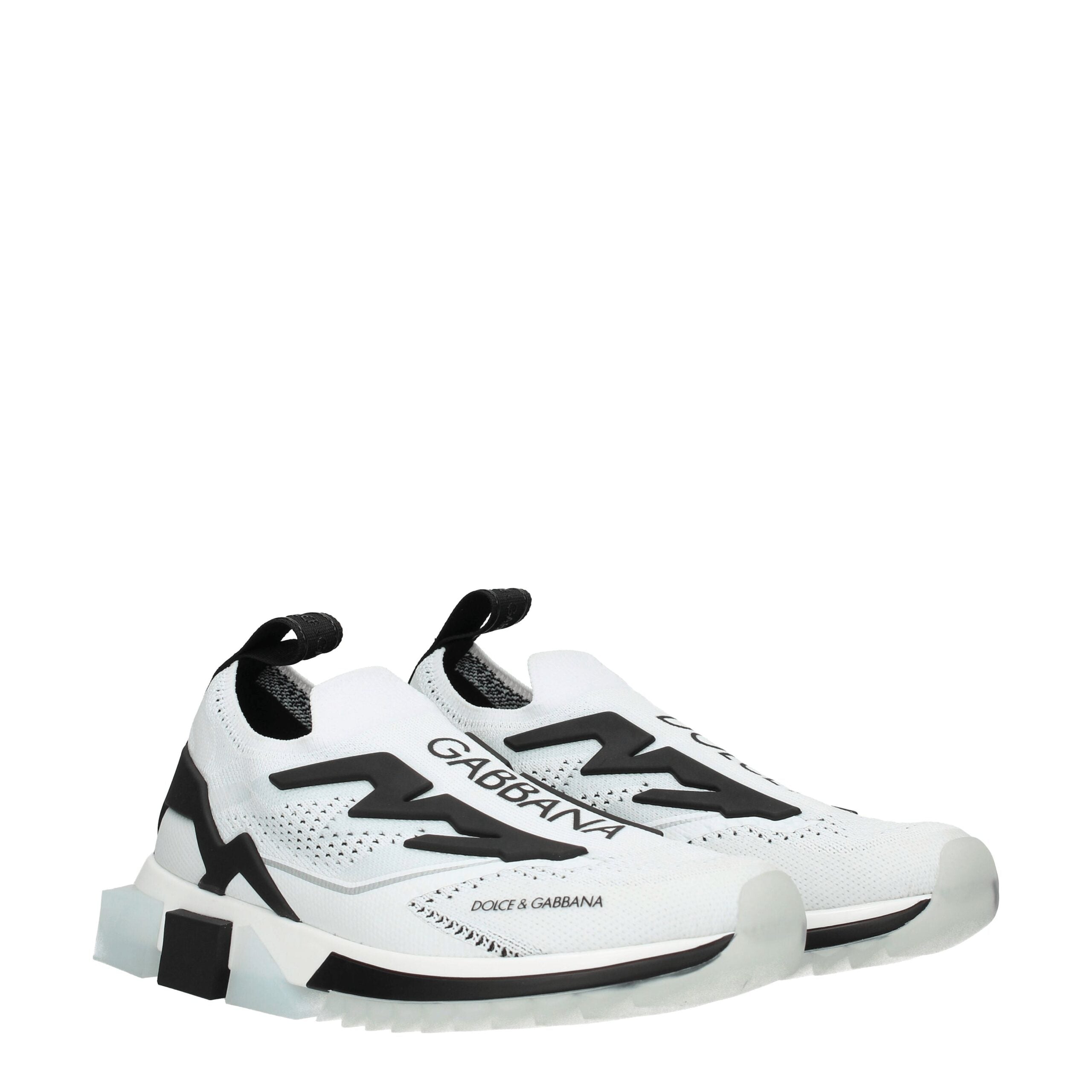 White Fabric Athletic Sneakers - ventzia