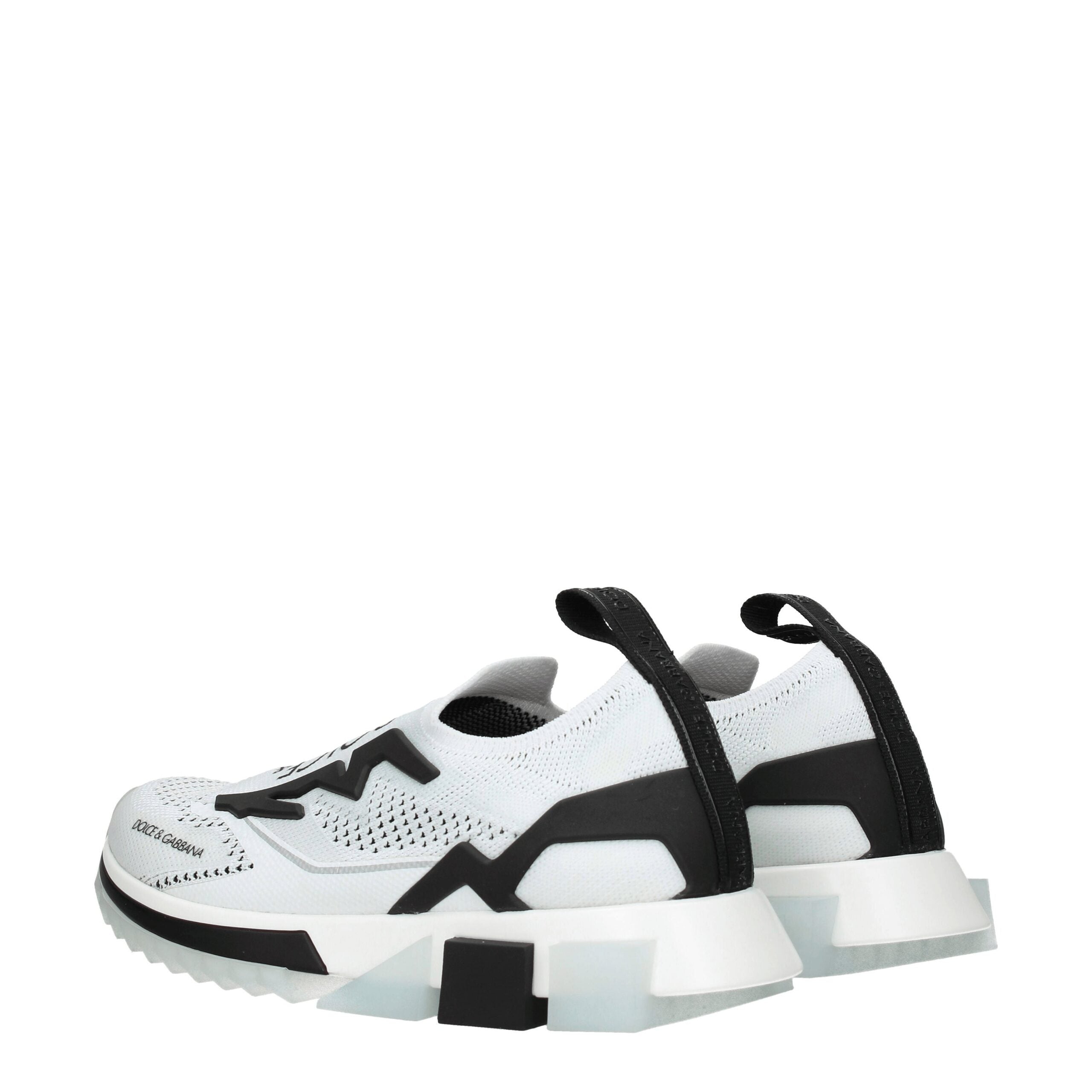 White Fabric Athletic Sneakers - ventzia