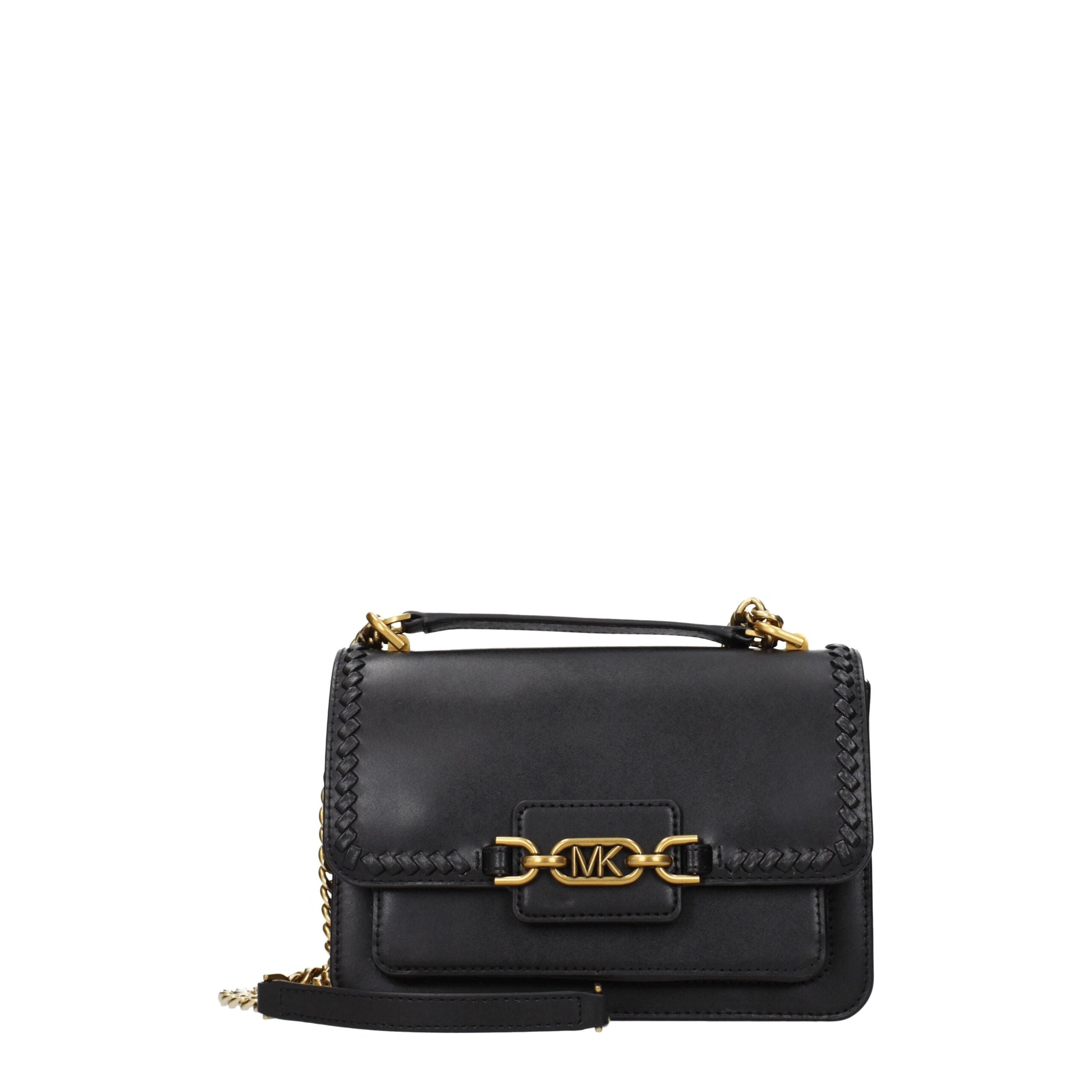 Black Leather Shoulder Bag