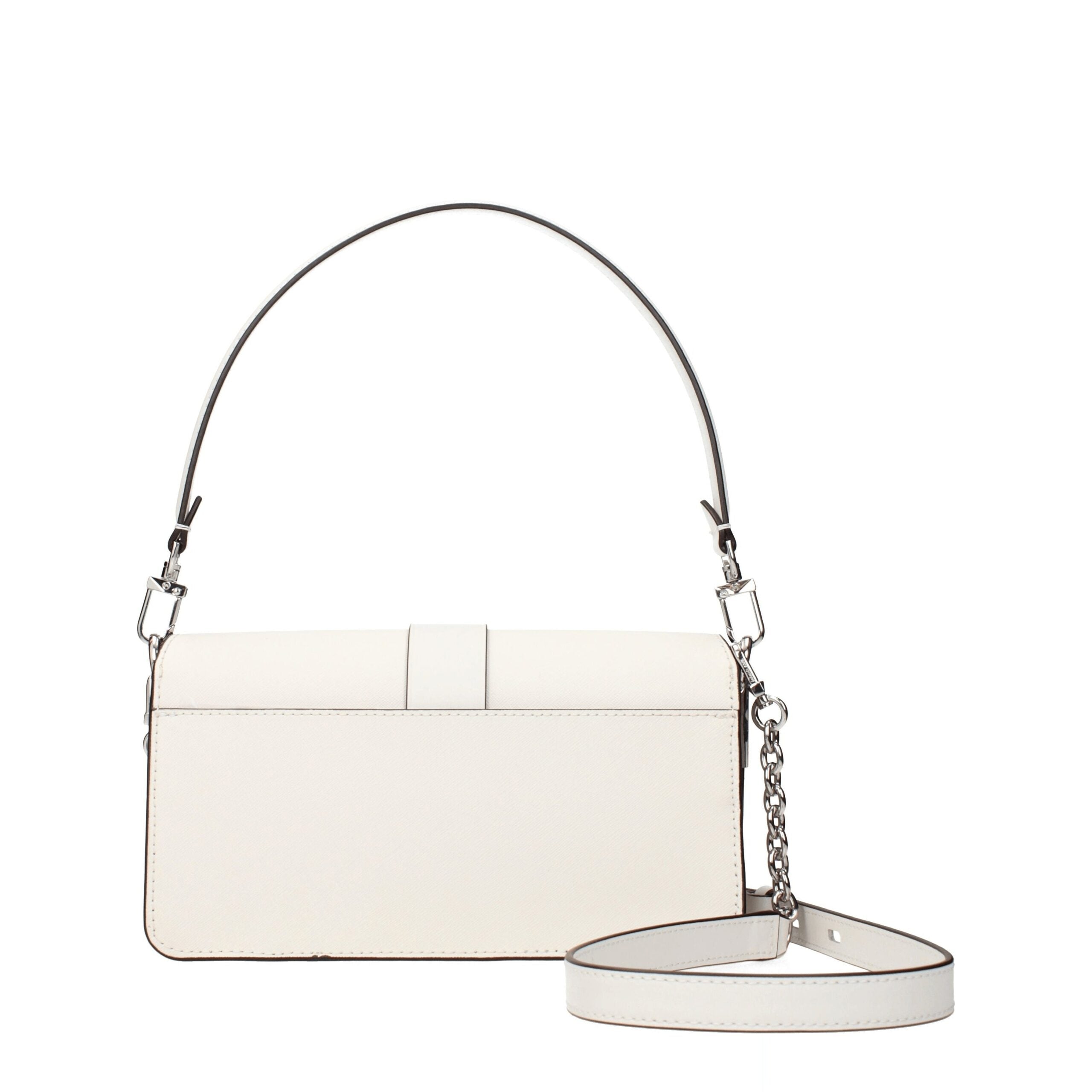 White Leather Handbag