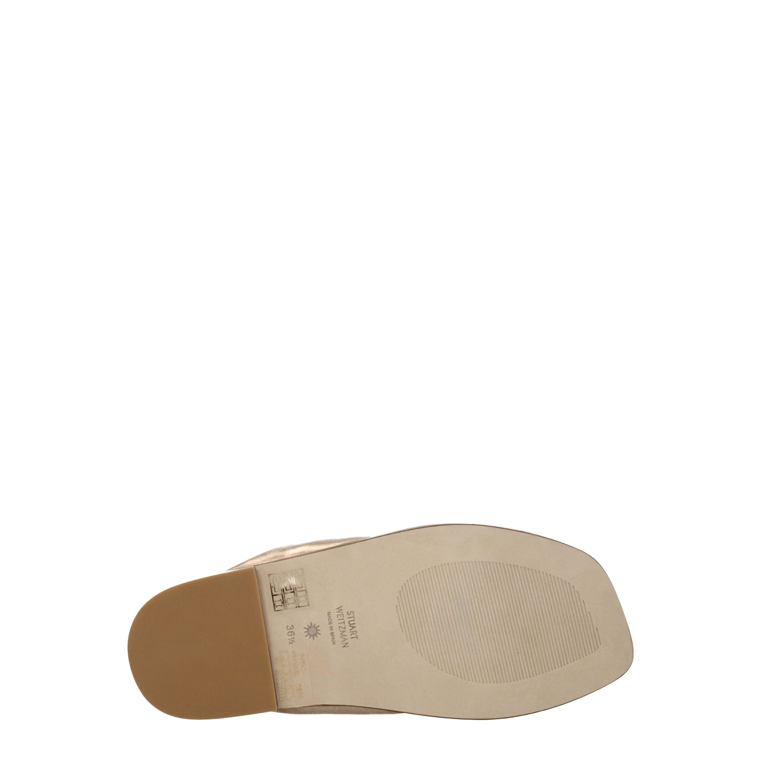 Gold Leather Sandals