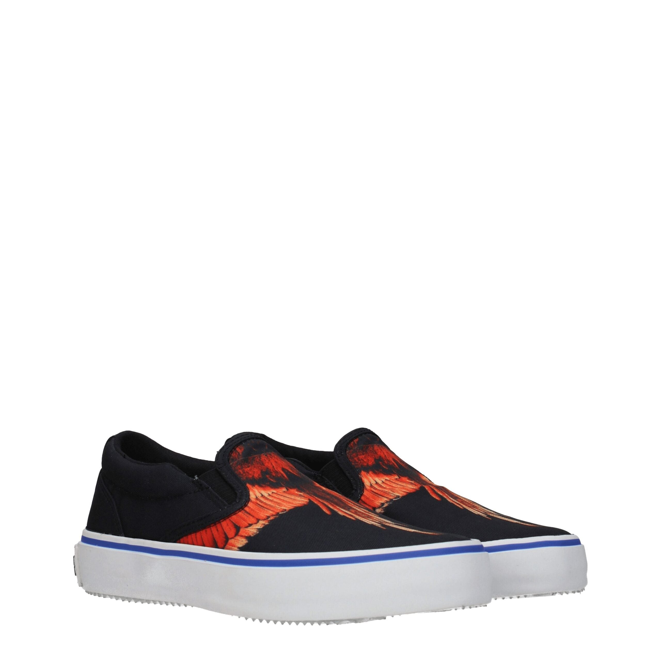Black Fabric Slip-On Loafers - ventzia