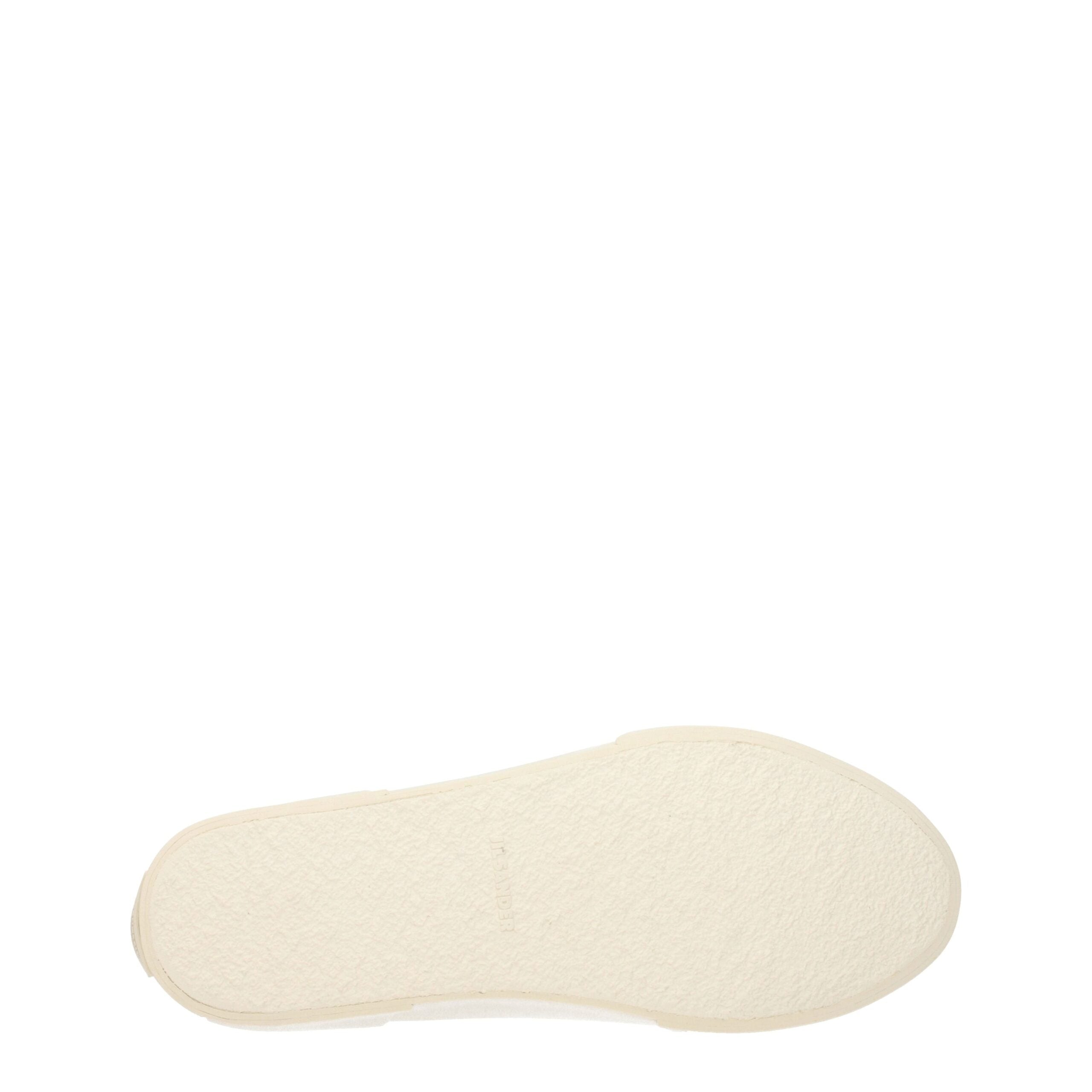 Beige Fabric High Top Sneakers - ventzia