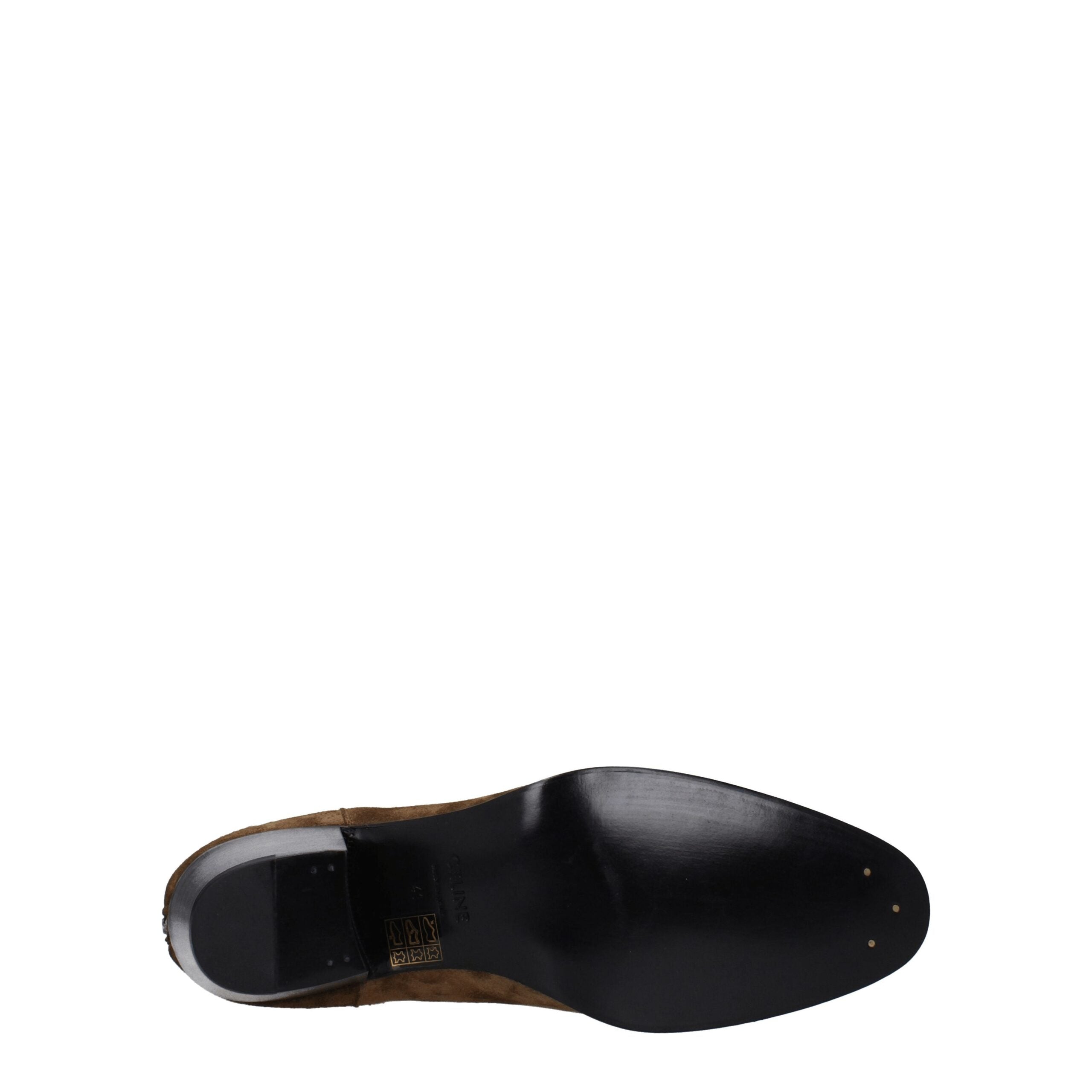 Brown Leather Ankle Boots - ventzia