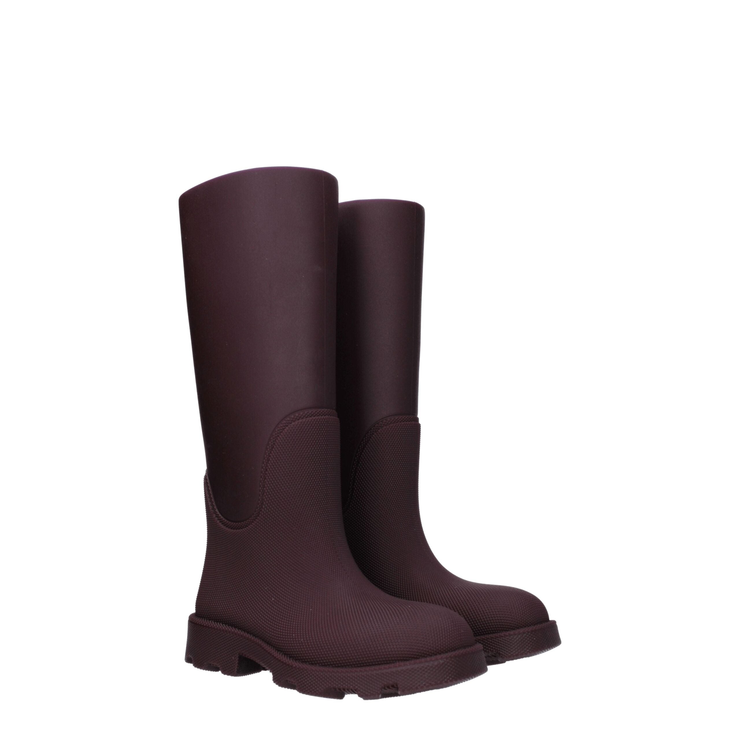 Red Cotton Rain Boots