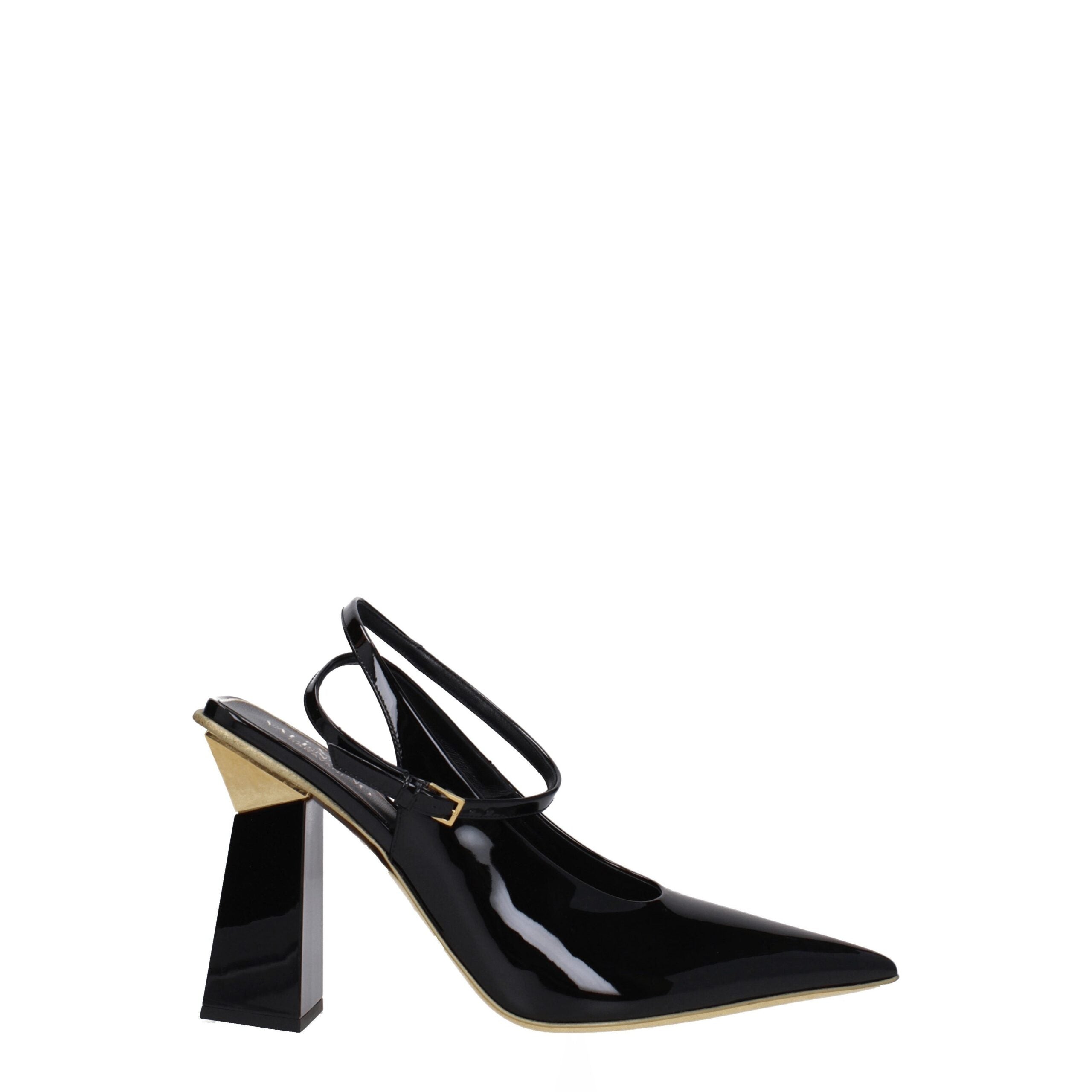 Black Leather Sandals - ventzia