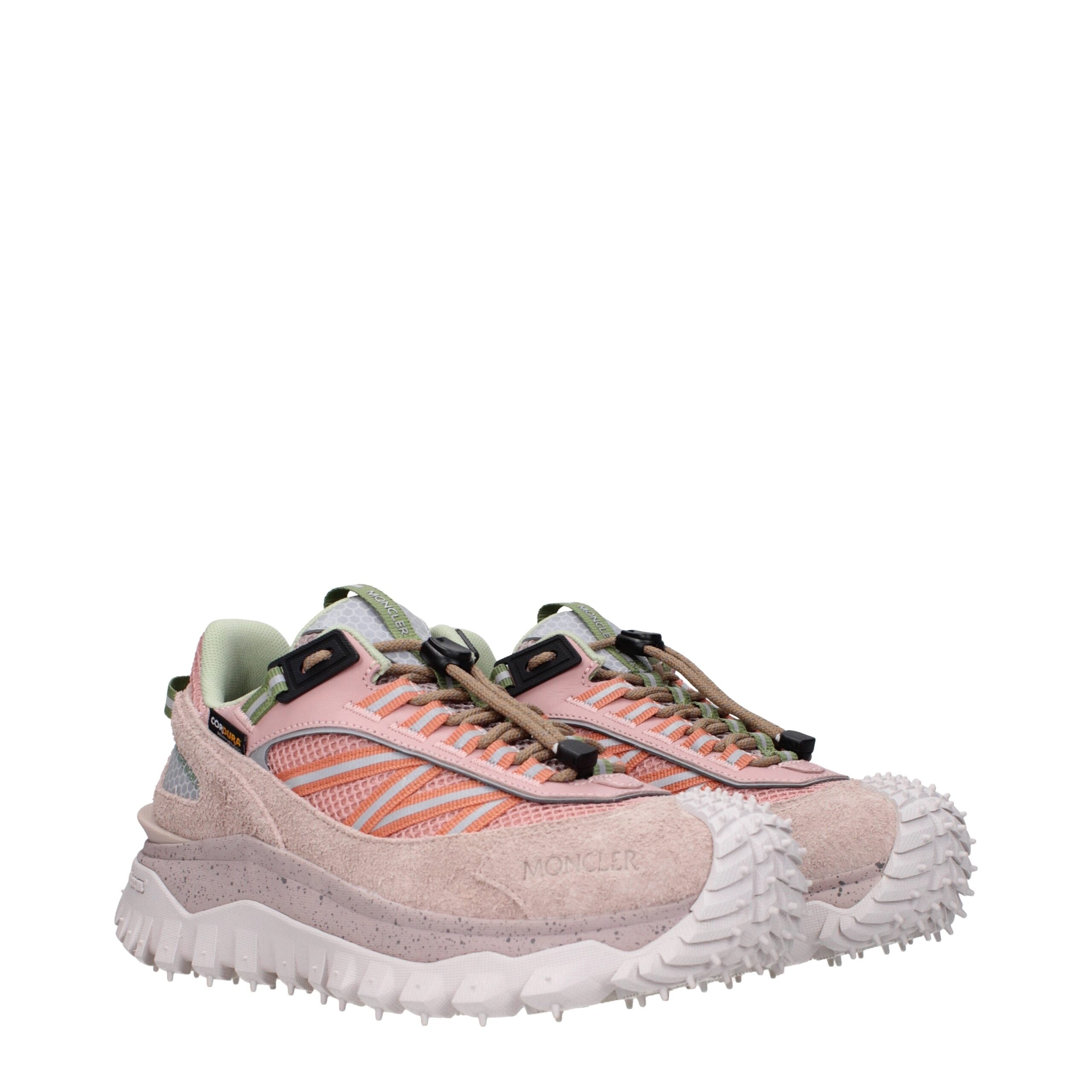 Pink Leather Athletic Sneakers - ventzia