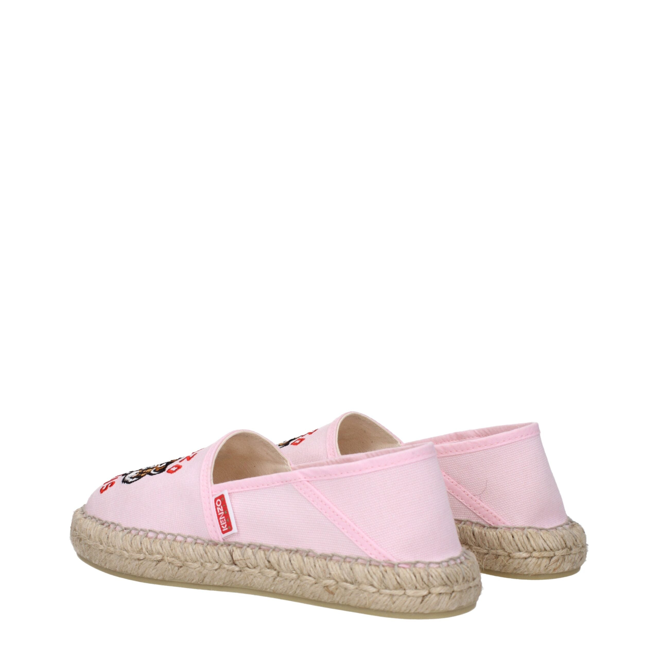 Pink Fabric Espadrilles