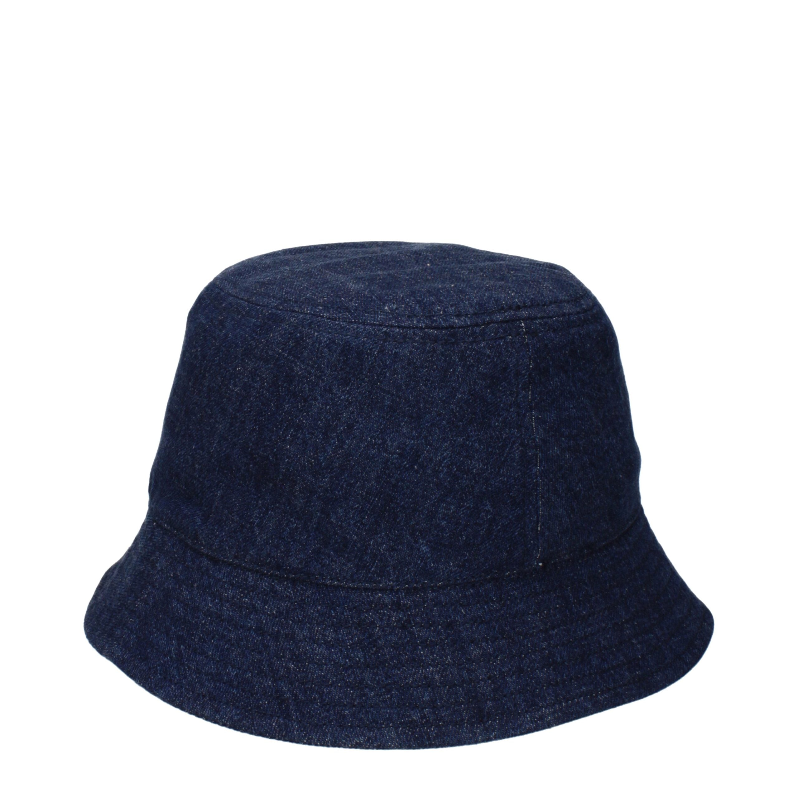 Blue Cotton Bucket Hat - ventzia
