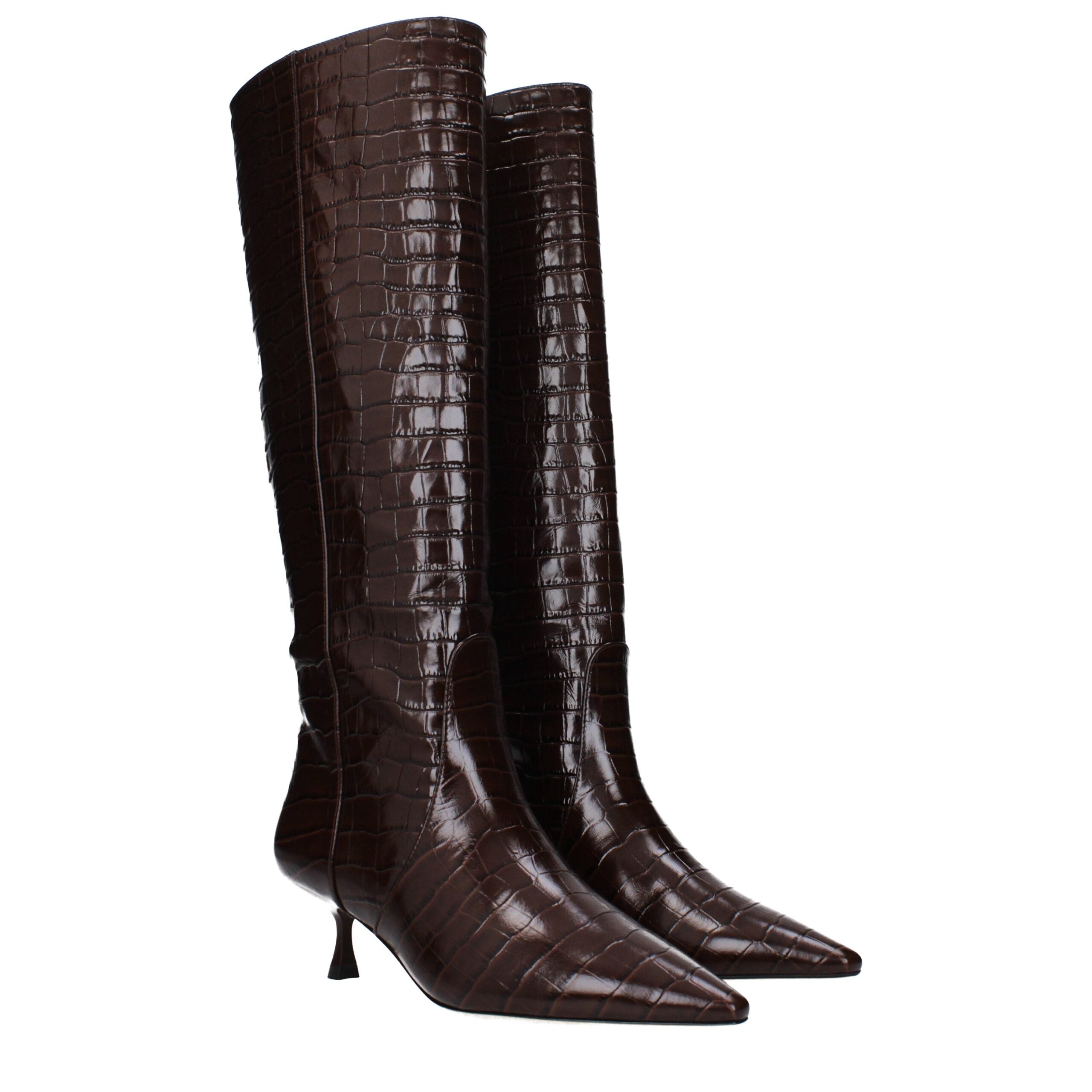 Brown Leather Boots