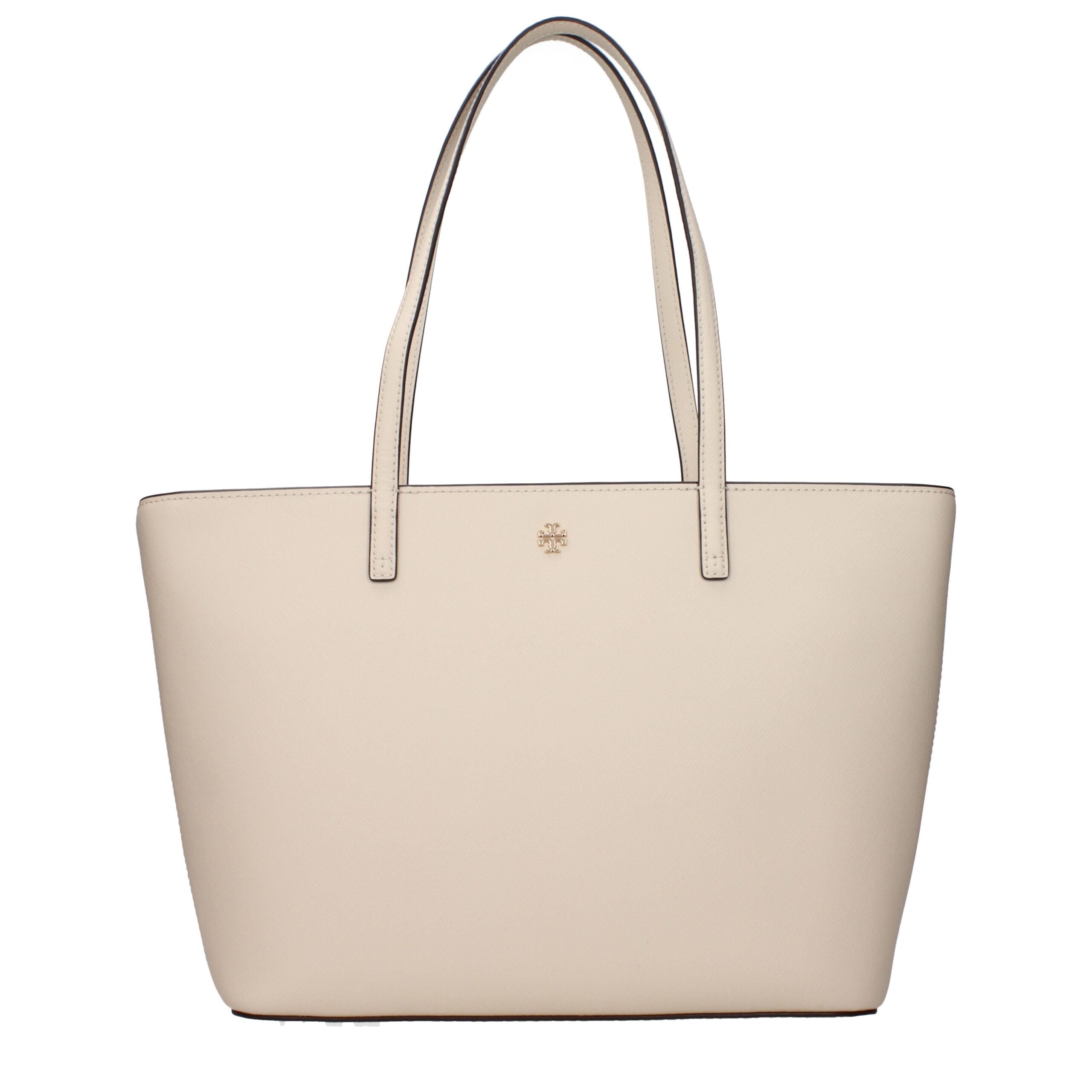 Beige Leather Shoulder Bag - ventzia
