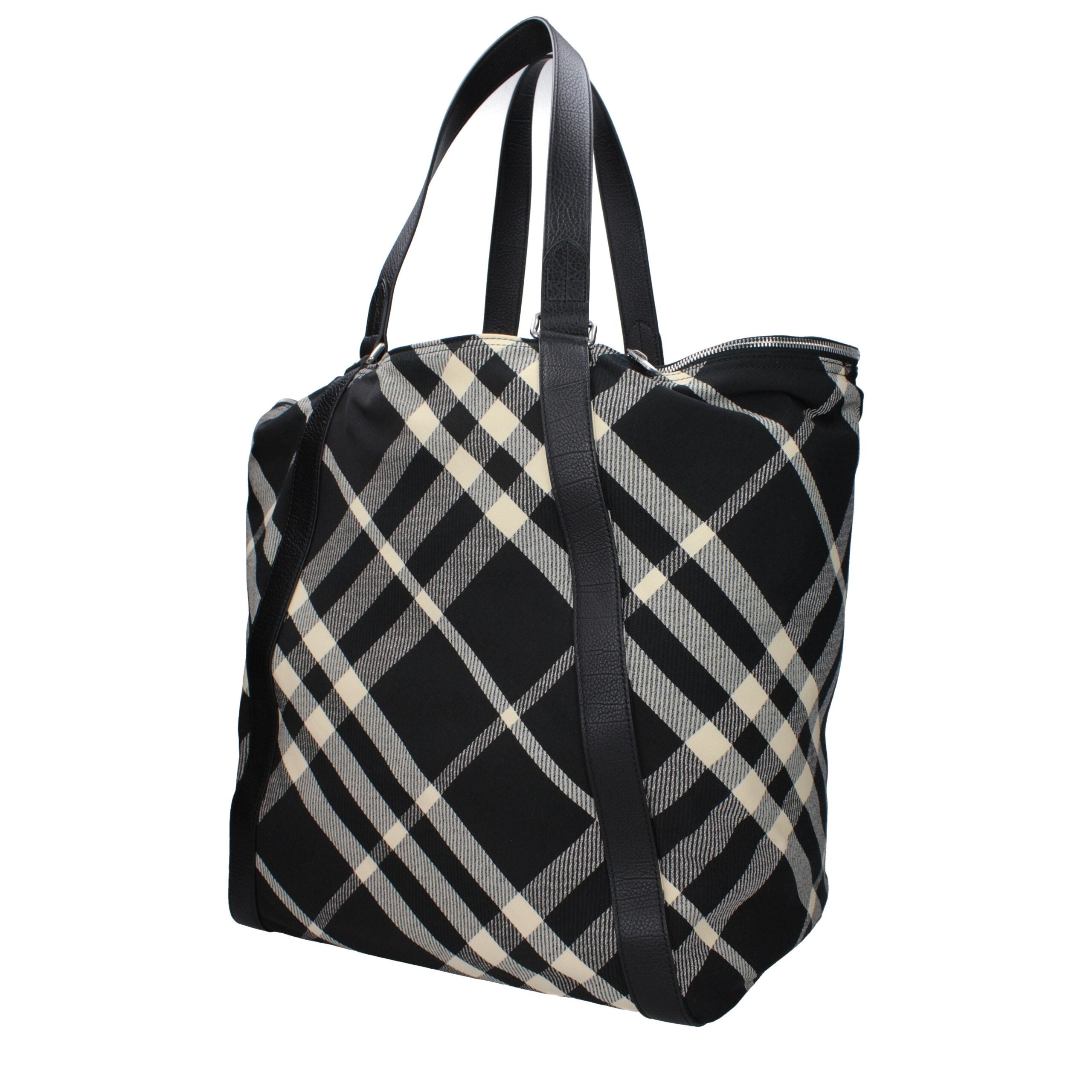 Black Fabric Shoulder Bags