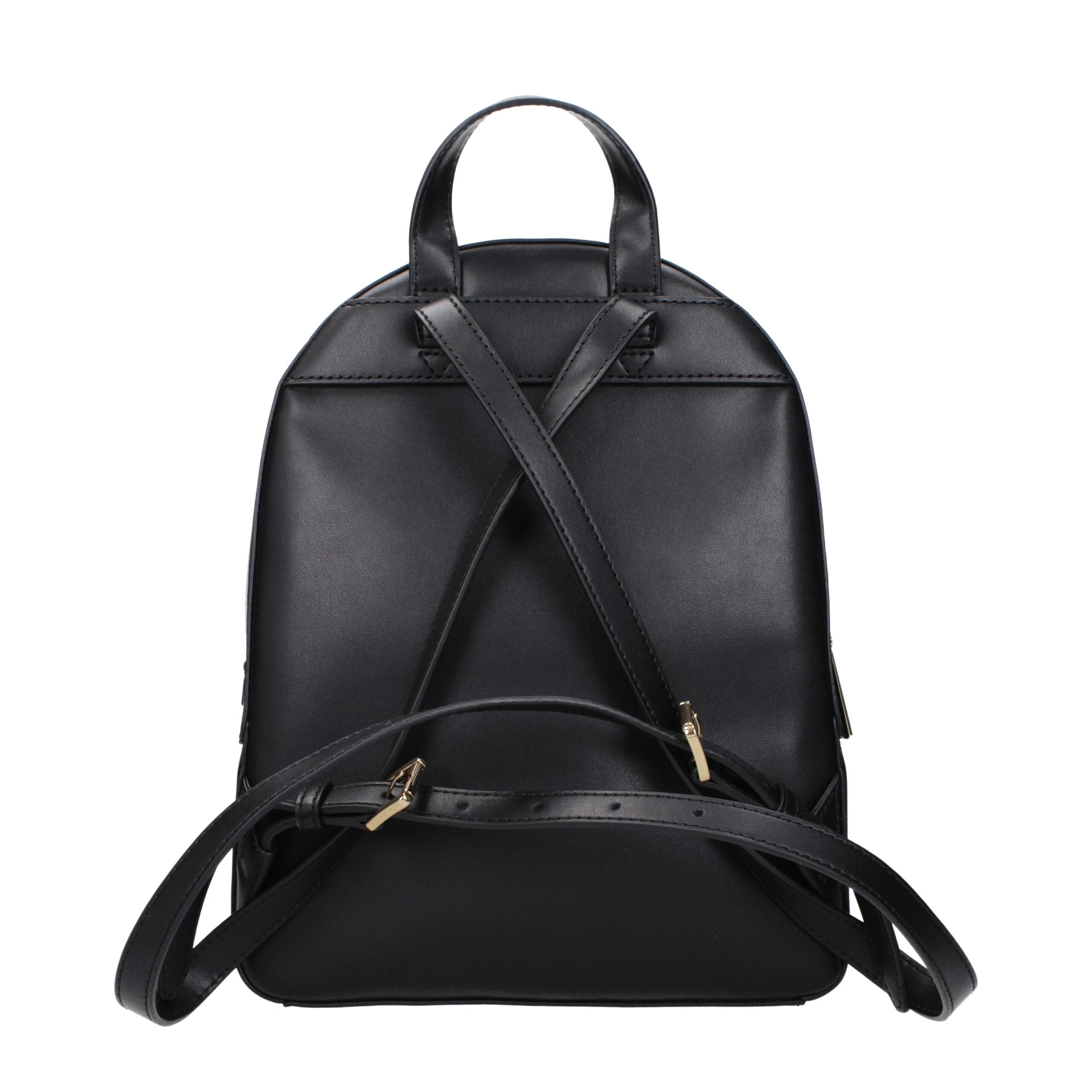 Black Leather Backpack