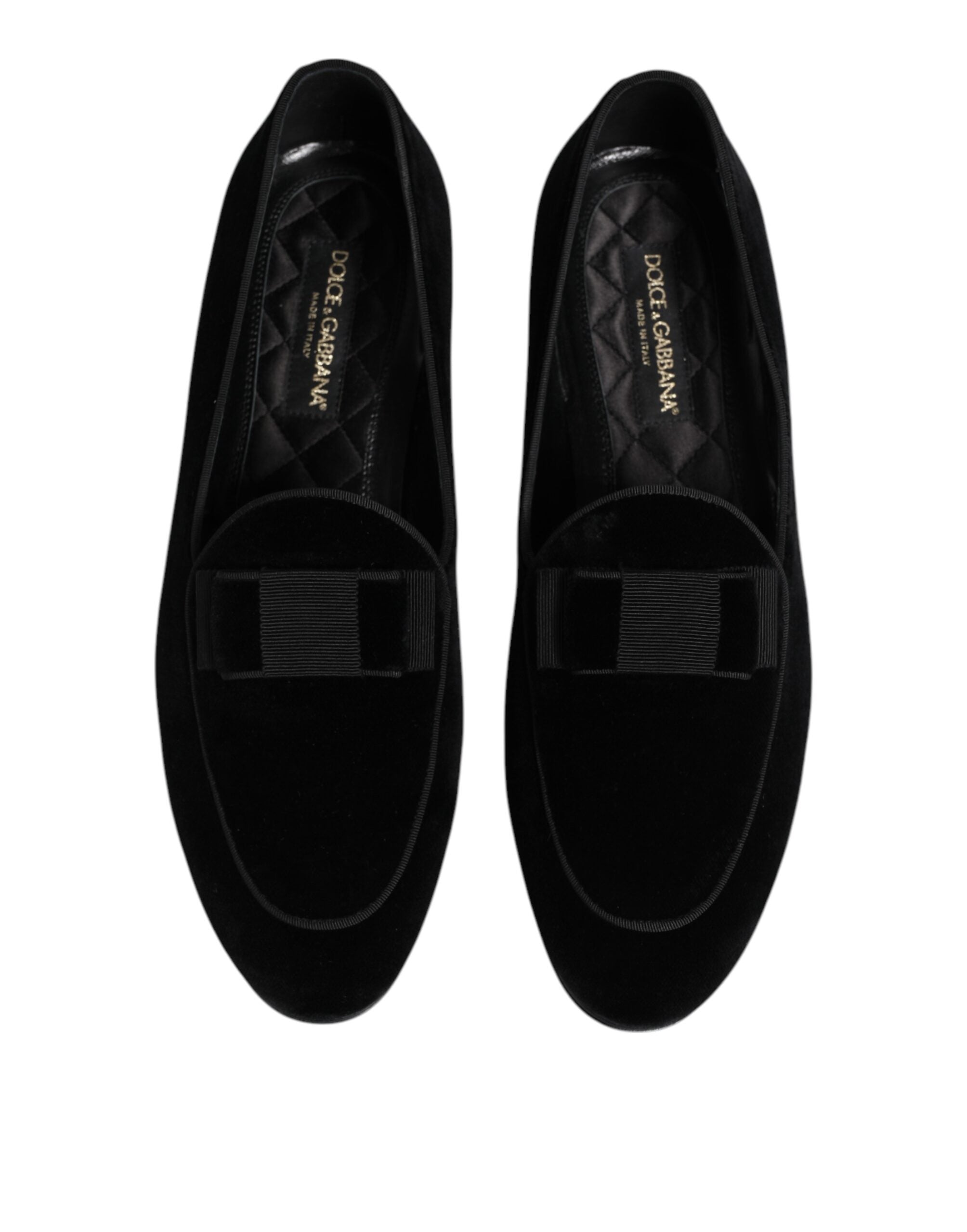 Black Velvet Loafers Formal Men Dress Shoes - ventzia