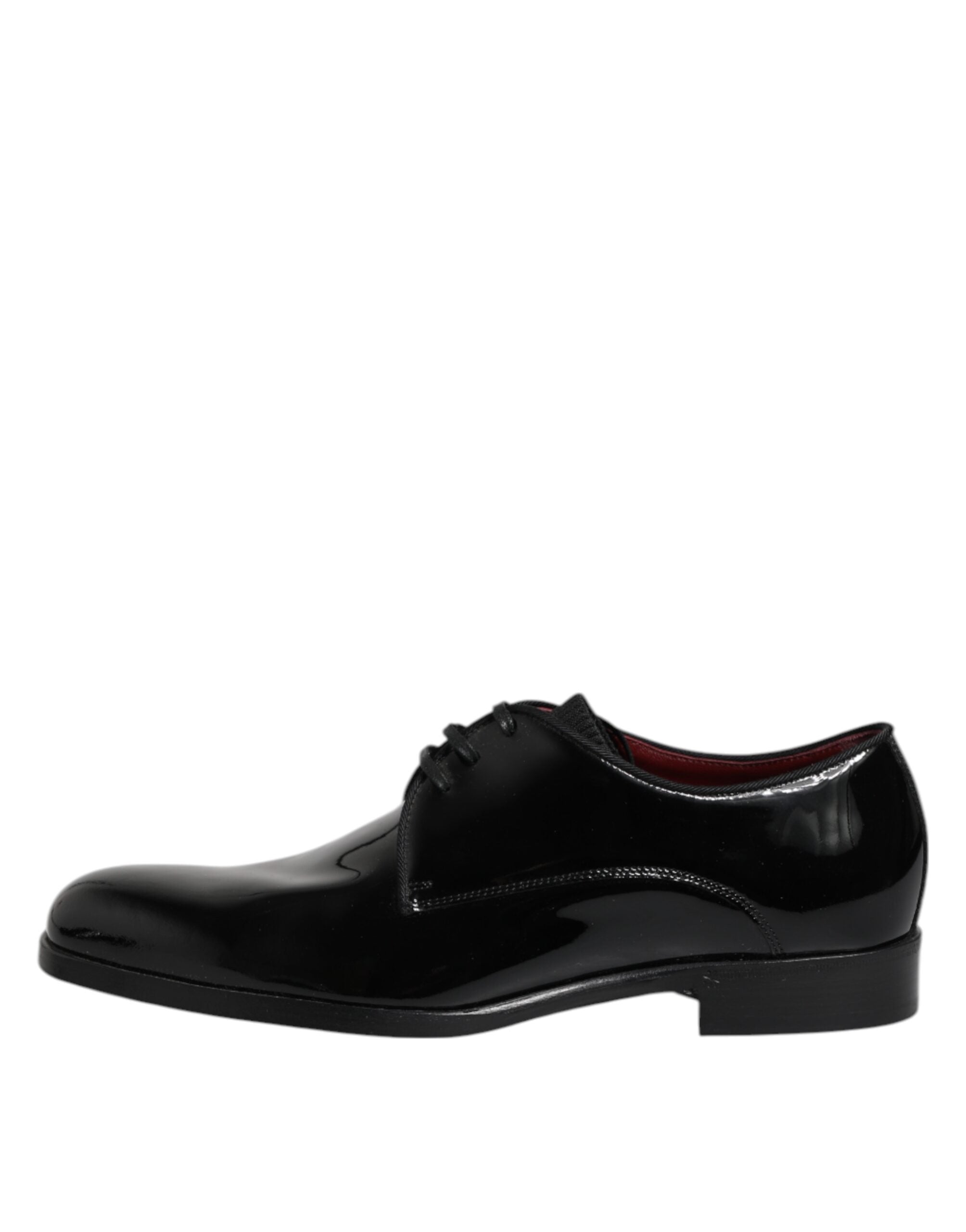 Black Leather Lace Up Men Derby Formal Shoes - ventzia