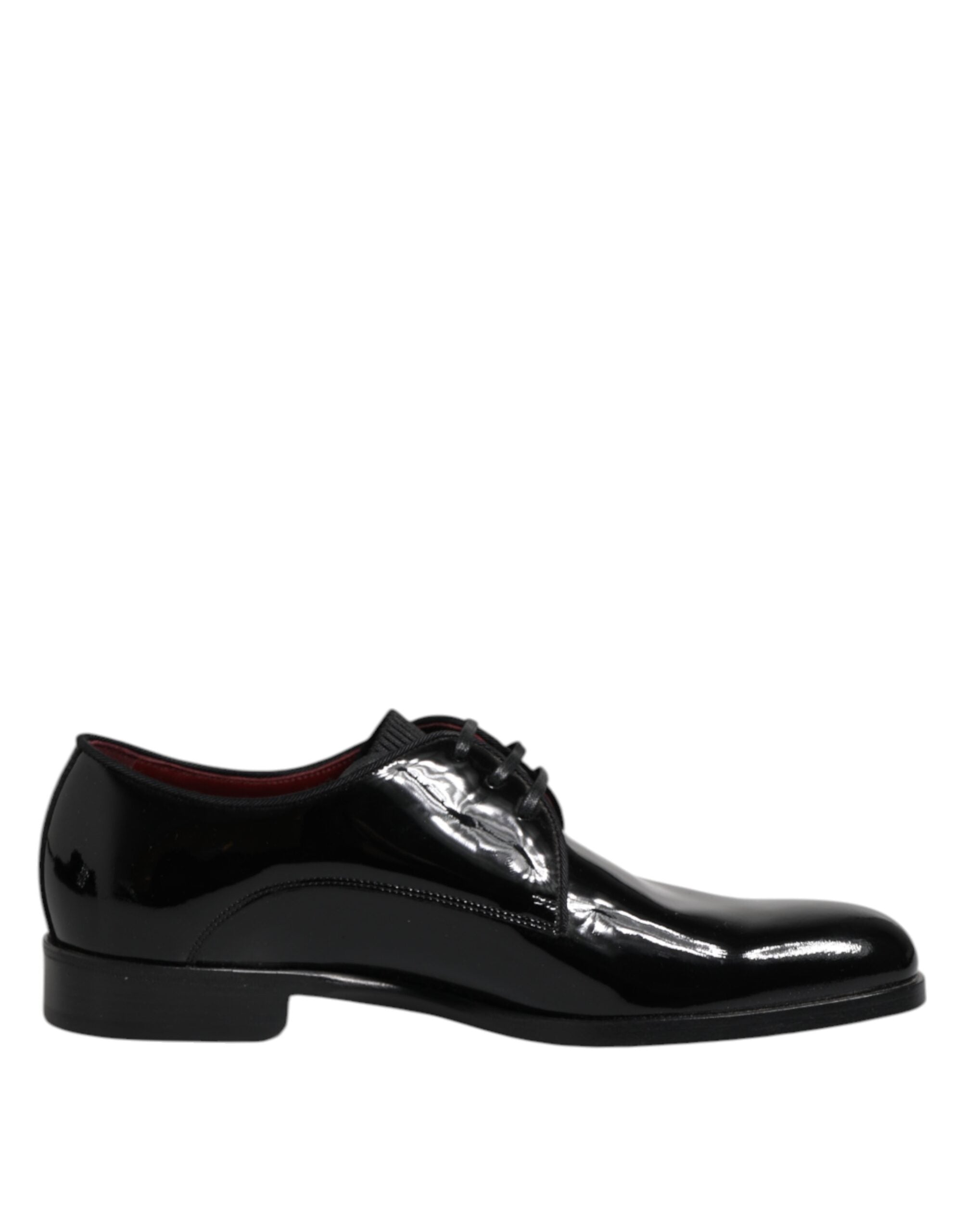 Black Leather Lace Up Men Derby Formal Shoes - ventzia