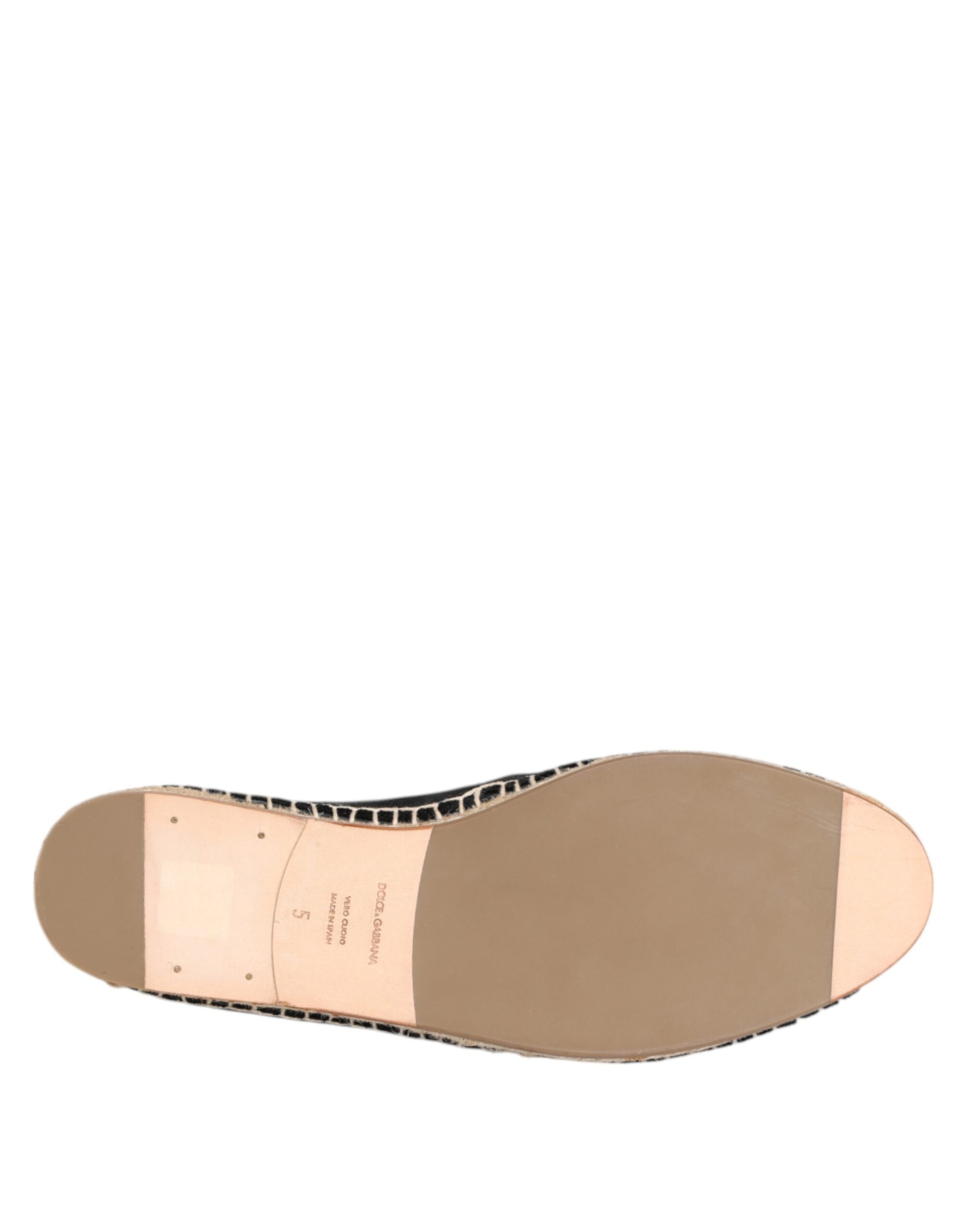 Black Cross Crystal Slip On Espadrille Shoes - ventzia