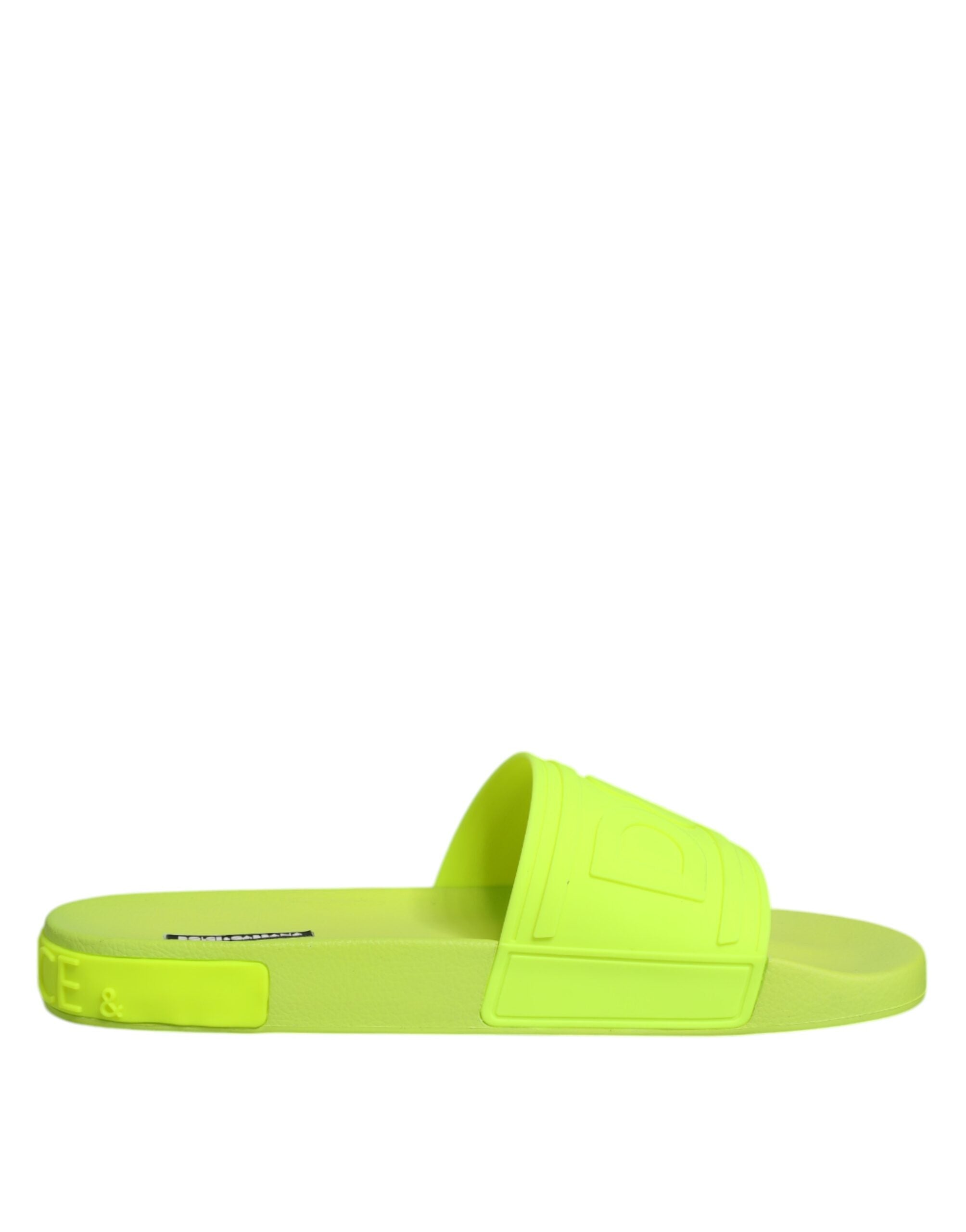 Green Rubber Slides Sandals Beachwear Shoes - ventzia