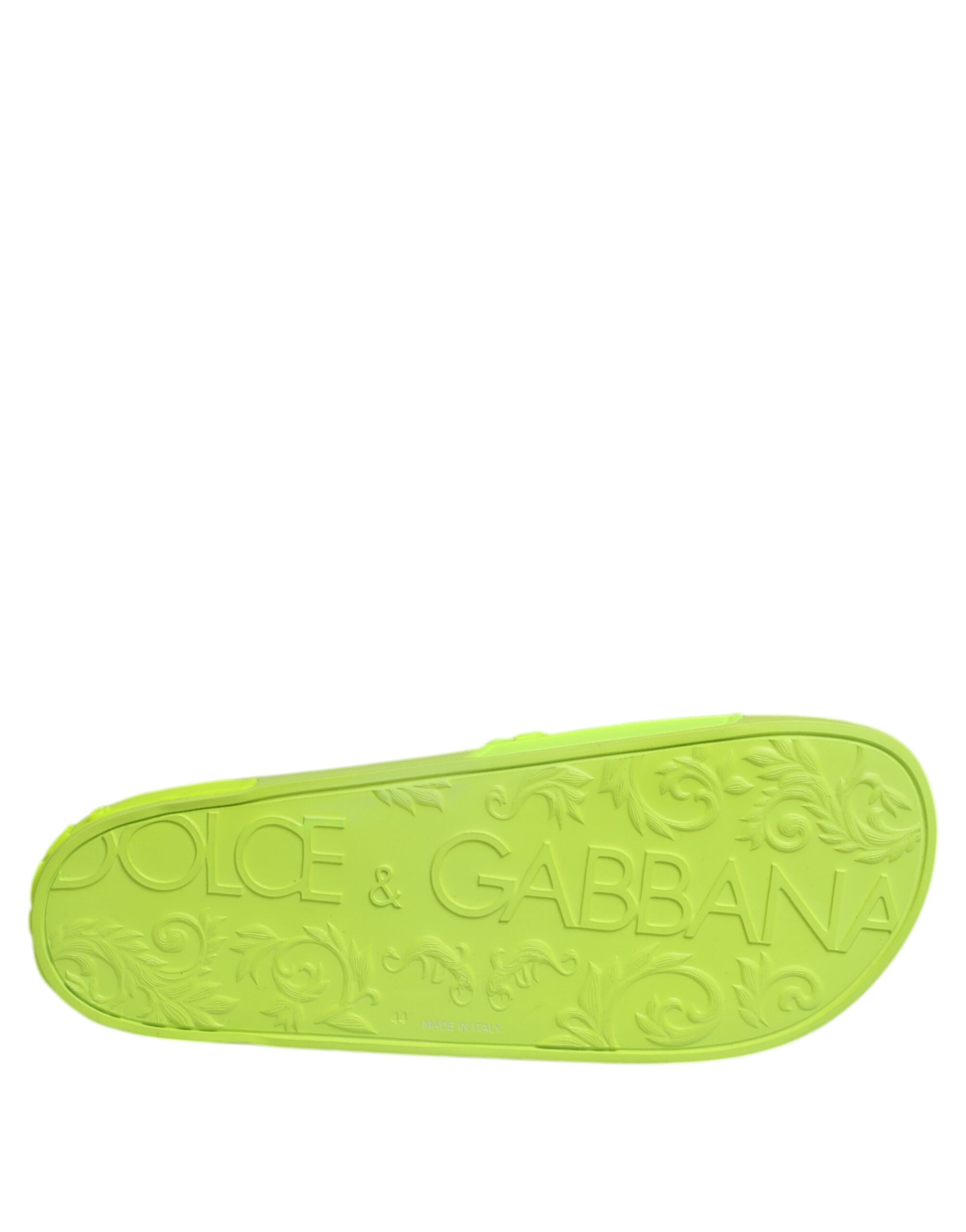Green Rubber Slides Sandals Beachwear Shoes - ventzia