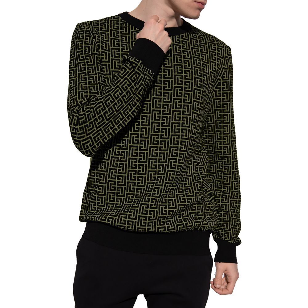 Green Wool Sweater - ventzia