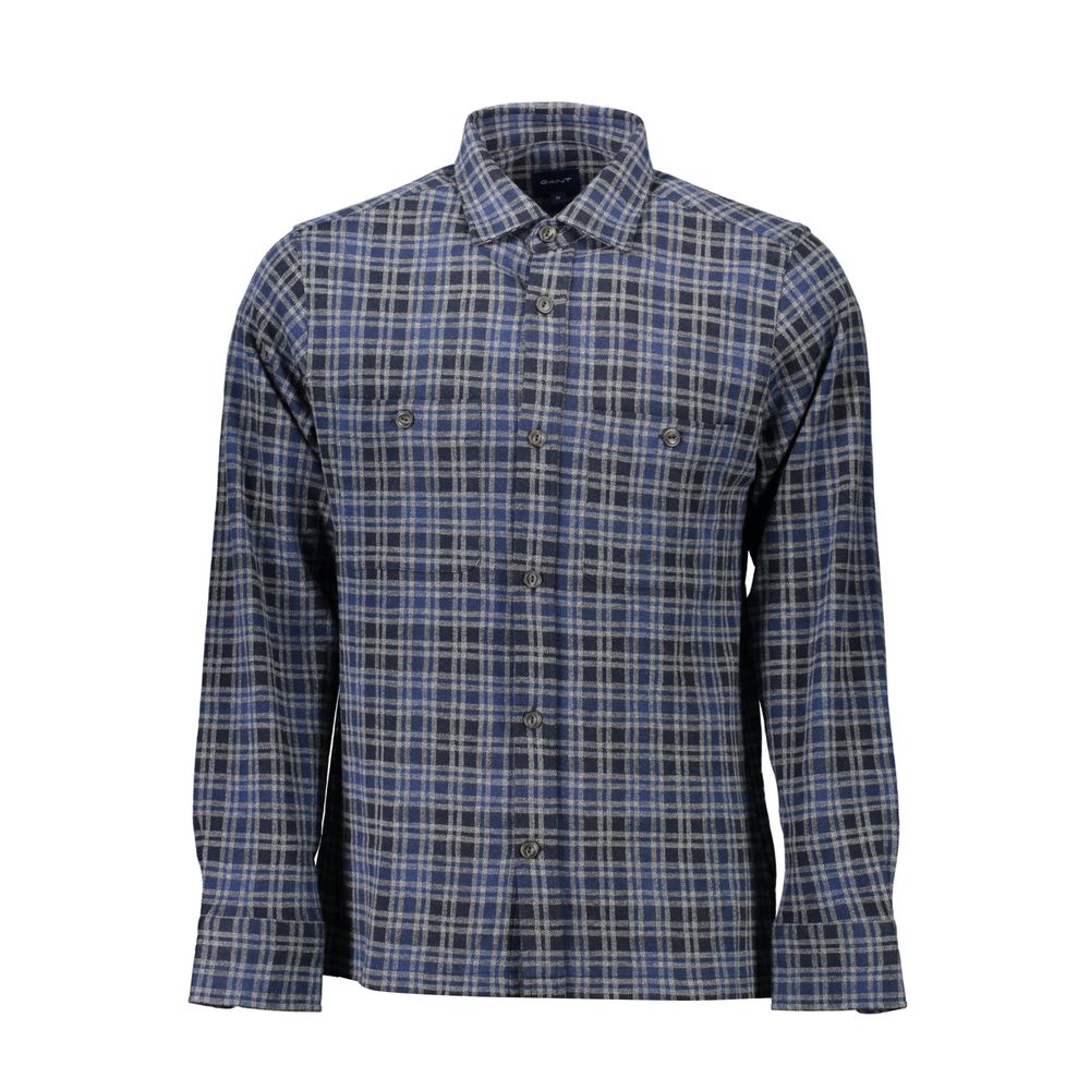 Blue Cotton Shirt - ventzia