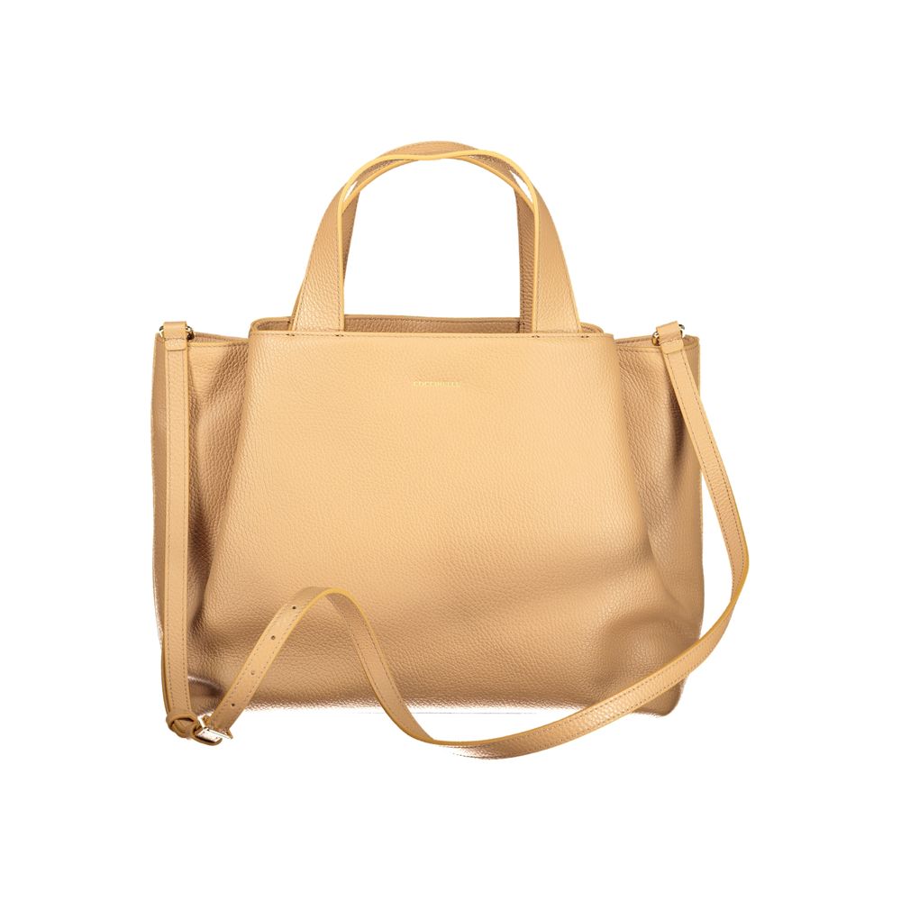 Brown Polyethylene Handbag - ventzia