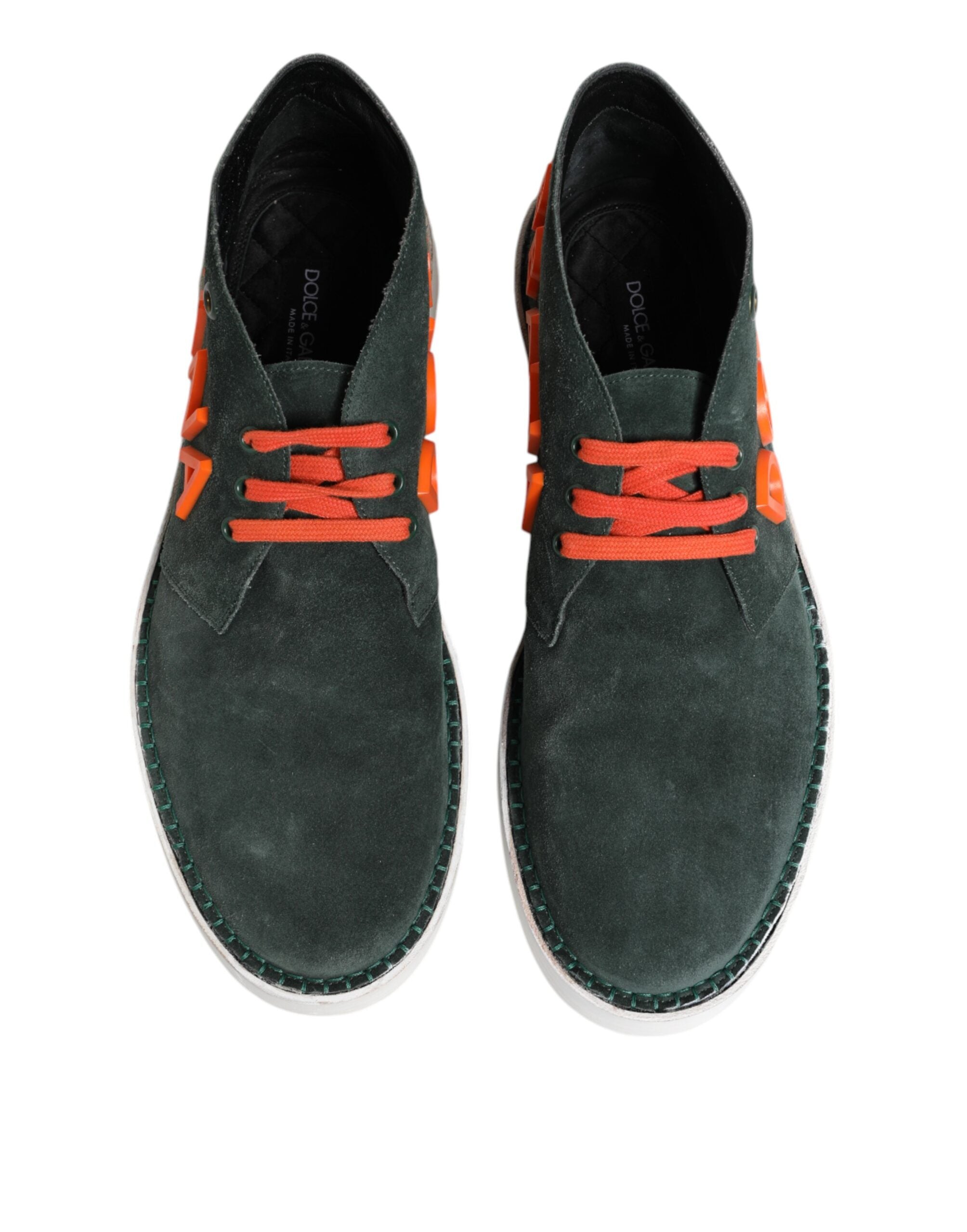 Green Derby Logo Casual Men Sneakers Shoes - ventzia