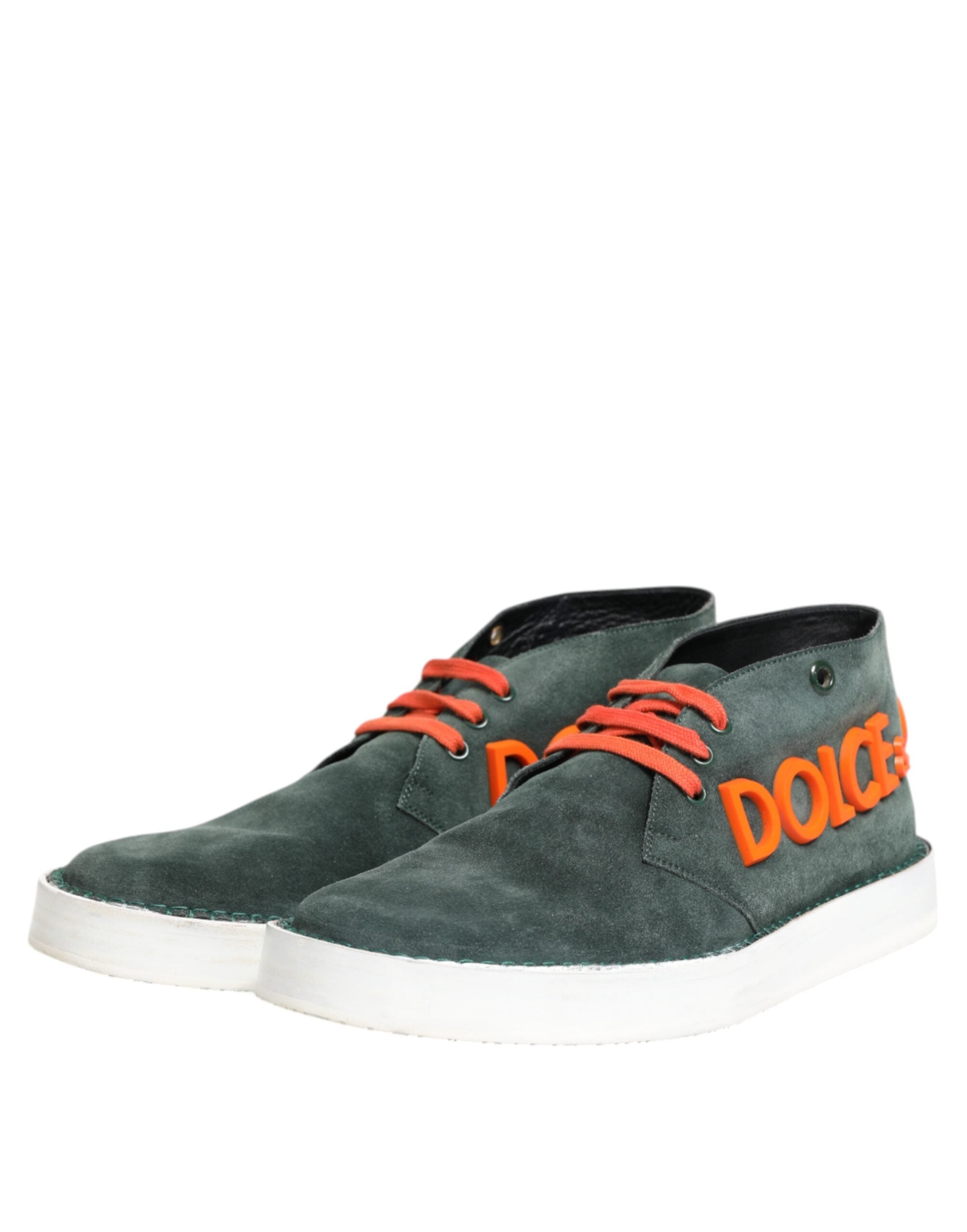 Green Derby Logo Casual Men Sneakers Shoes - ventzia