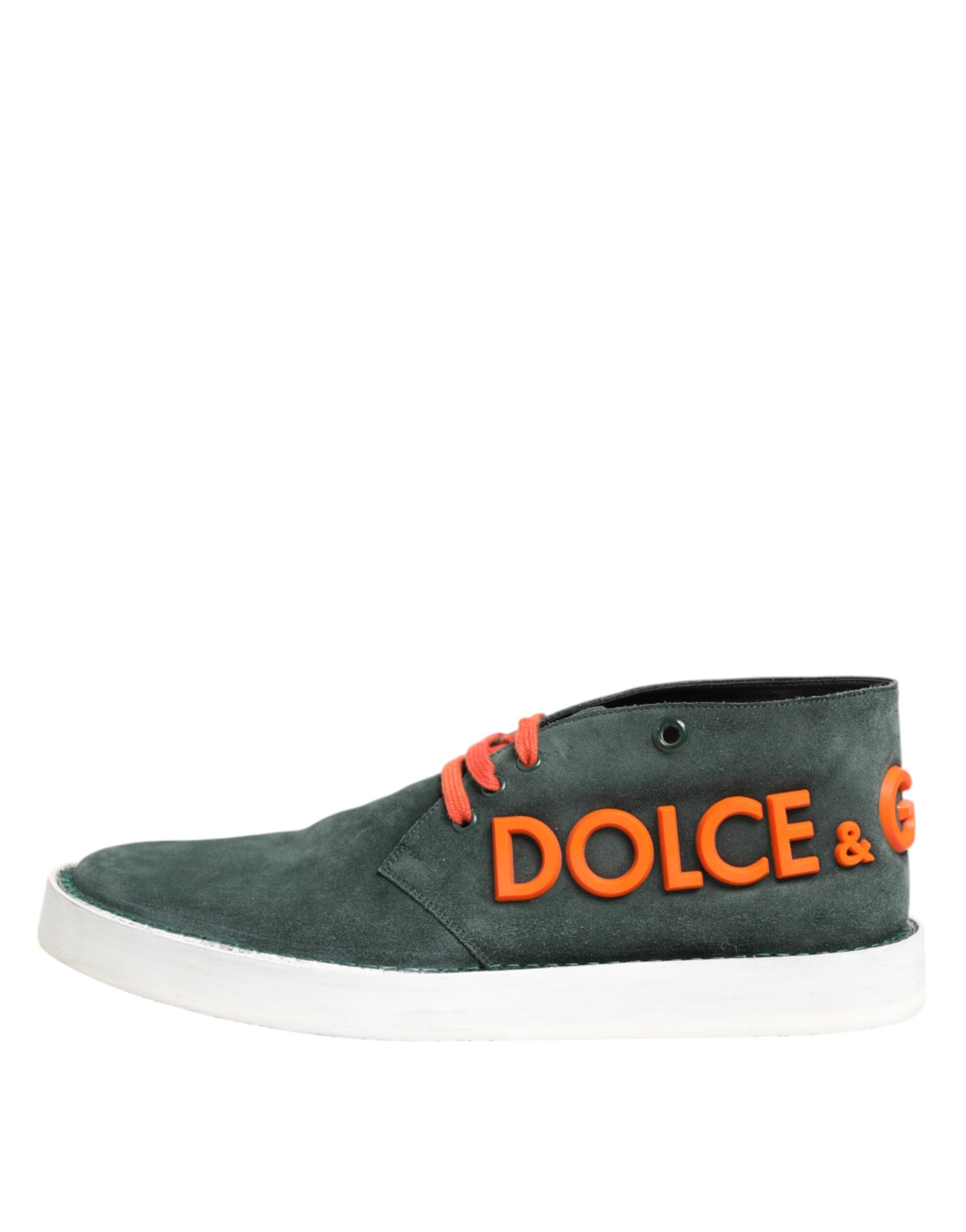 Green Derby Logo Casual Men Sneakers Shoes - ventzia