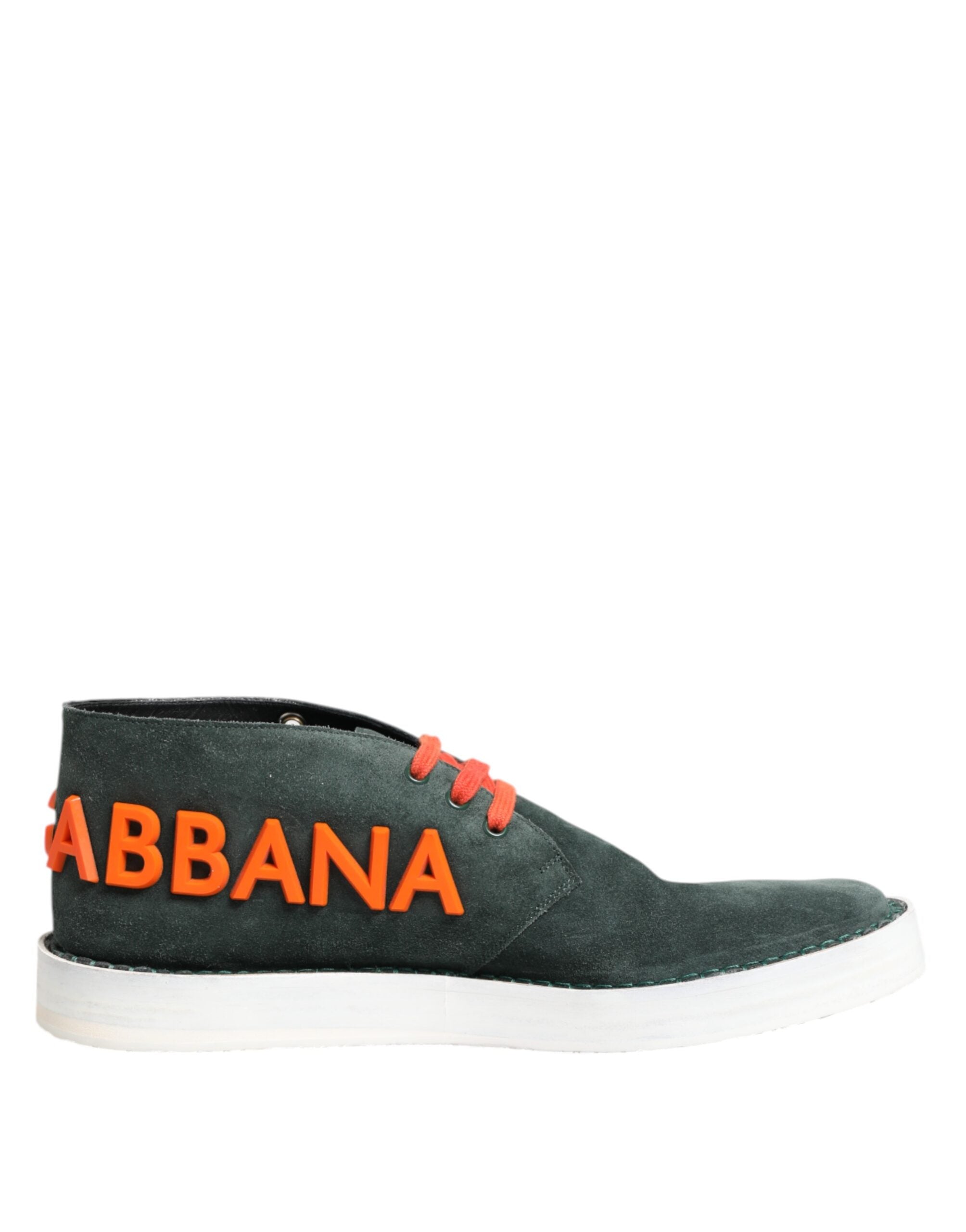 Green Derby Logo Casual Men Sneakers Shoes - ventzia