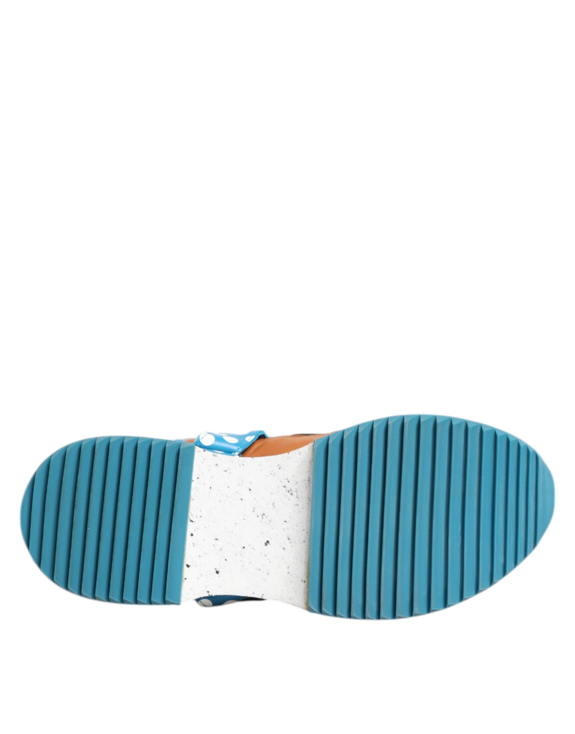 Multicolor Leather Low Top Sneakers Shoes - ventzia