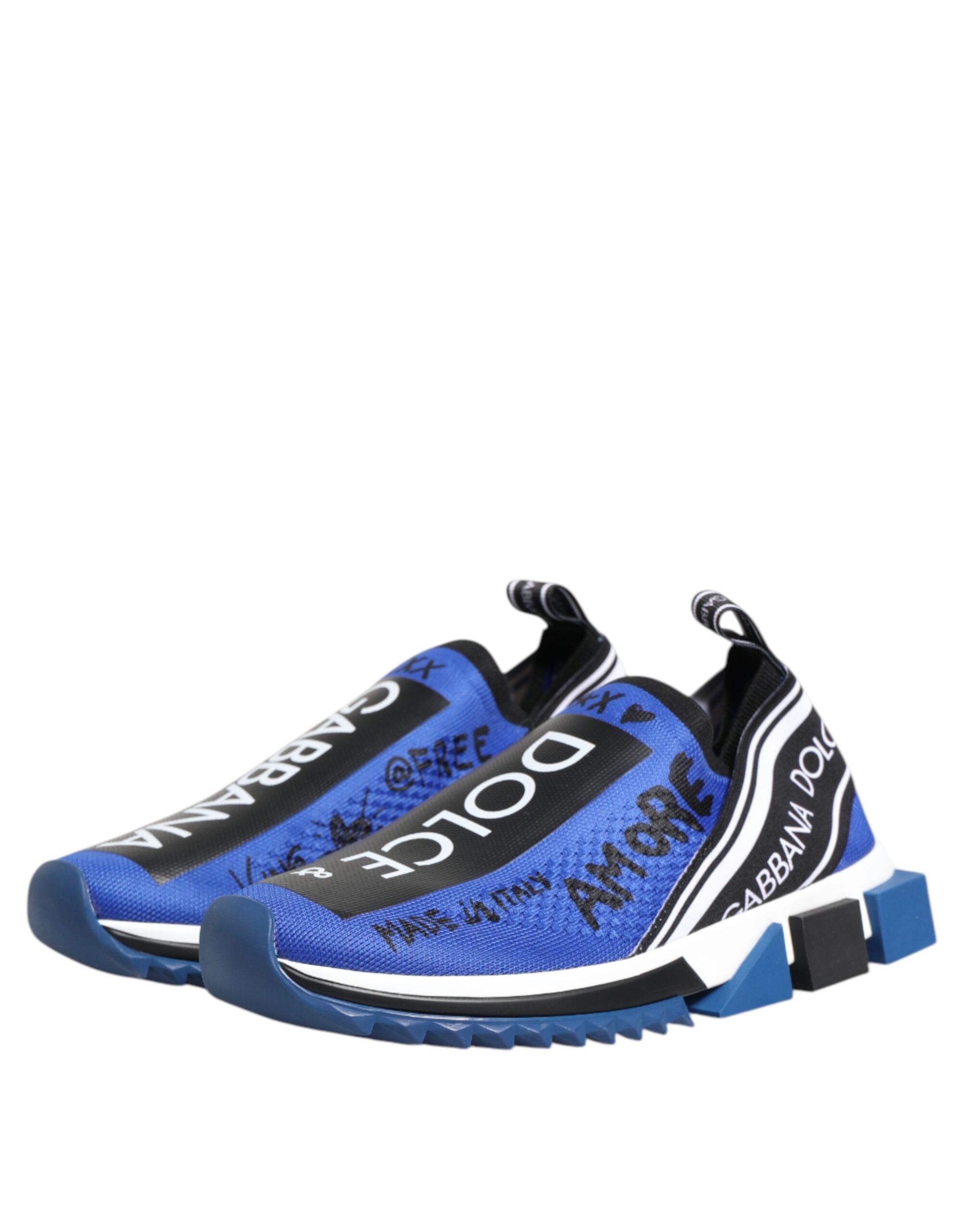 Blue Logo Low Top Sorrento Sneakers Shoes - ventzia