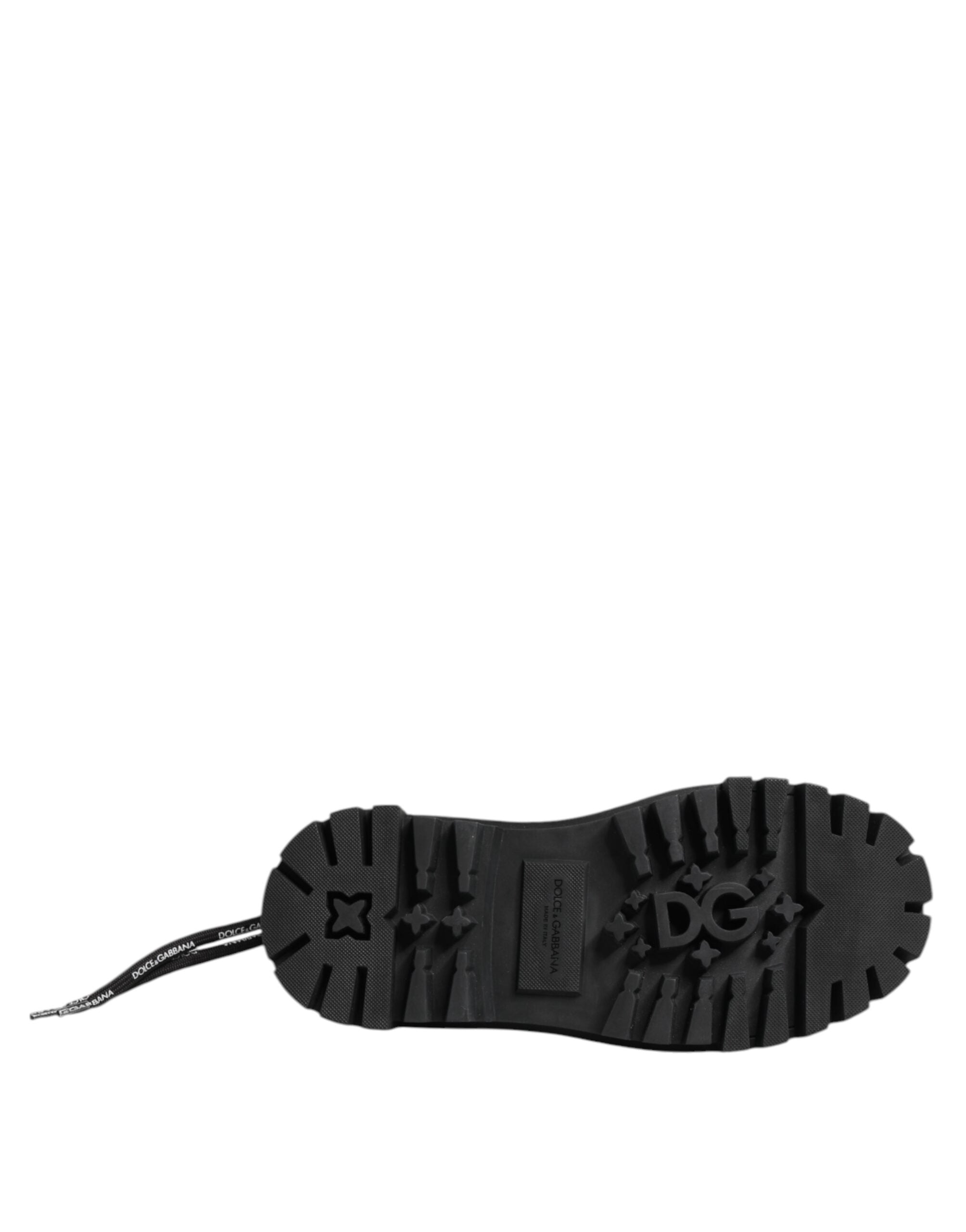 Black Low Top Lace Up Trekking Sneakers Shoes - ventzia