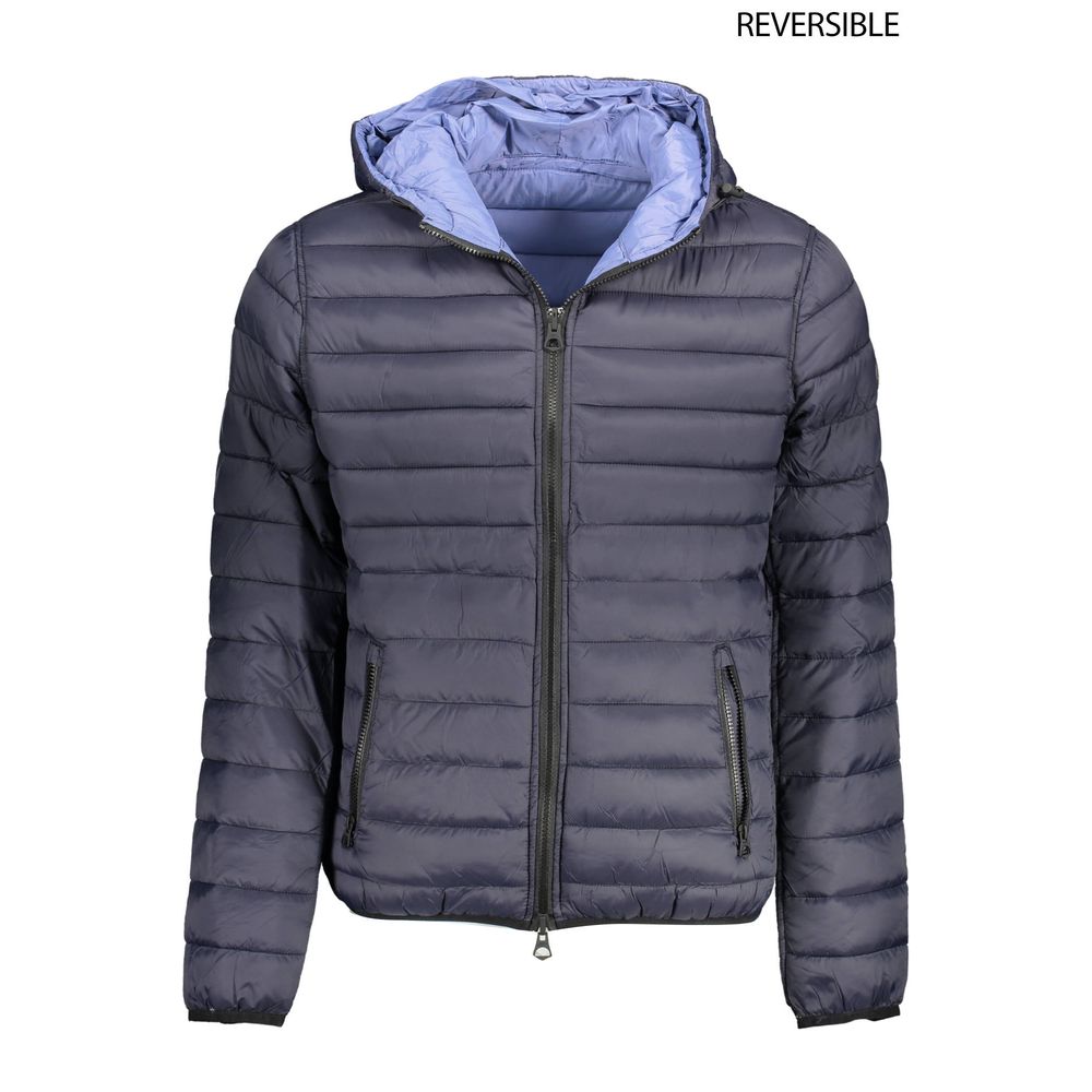 Navy Nylon Men's Jacket - ventzia