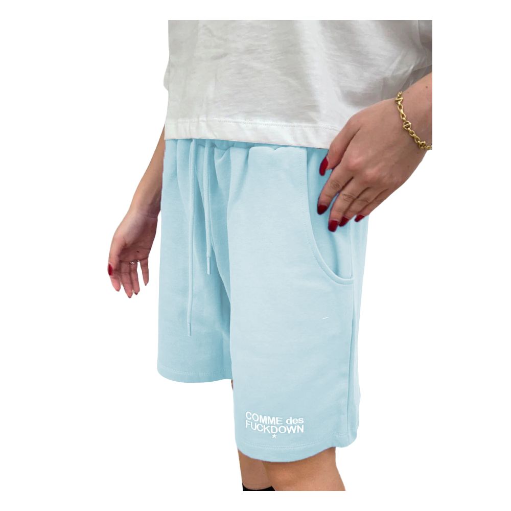 Blue Cotton Short - ventzia