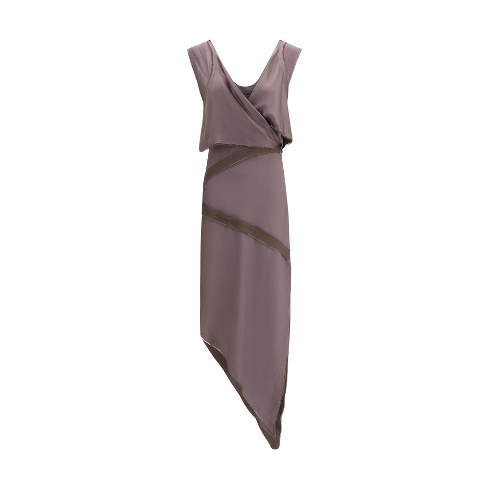Asymmetrical midi Dress - ventzia